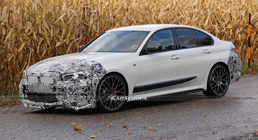  Facelifted 2023 BMW 3-Series Spied Wearing M-Performance Parts