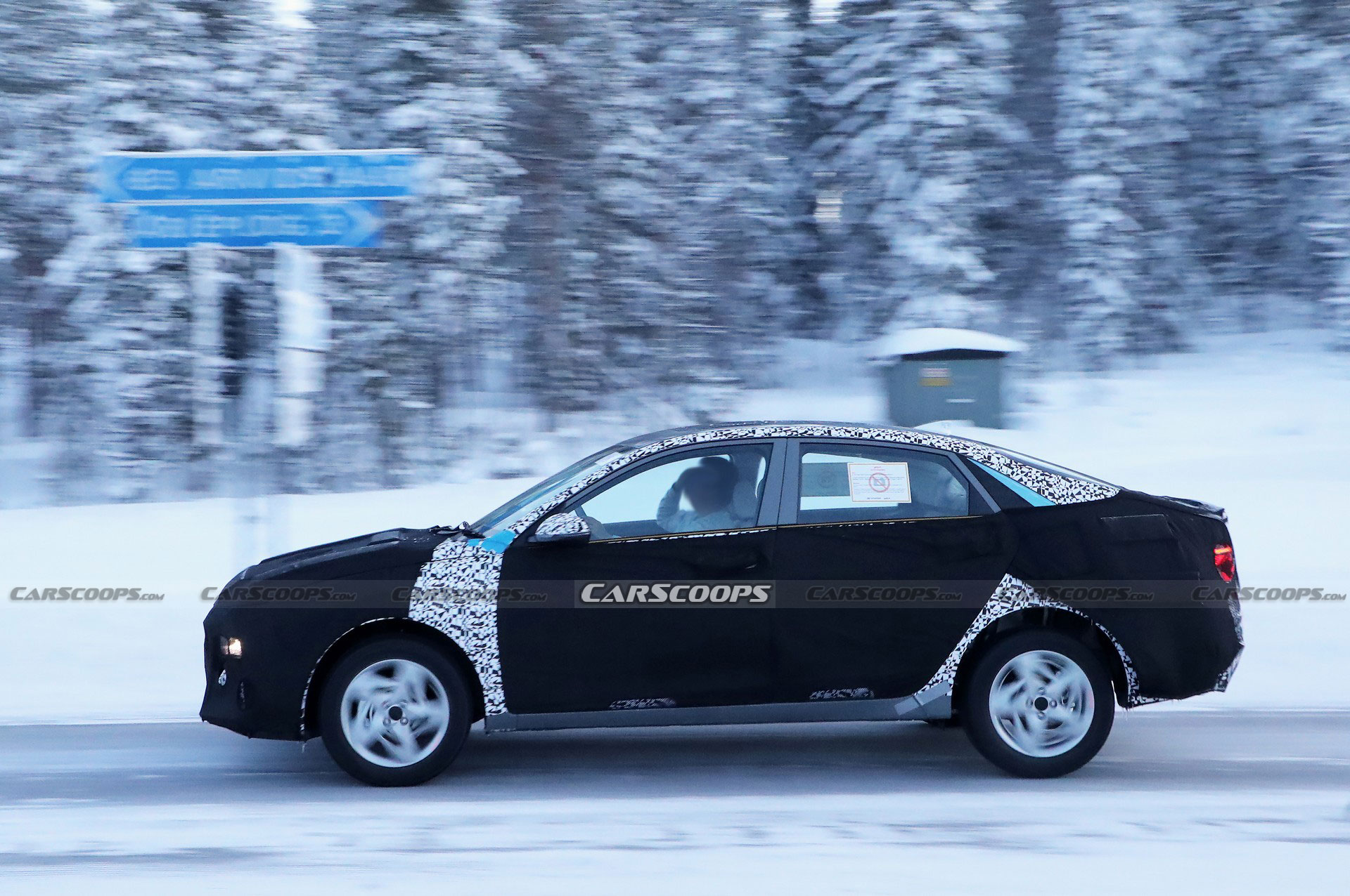 2023 Hyundai Accent Spied, Appears To Take Cues From The Larger Elantra