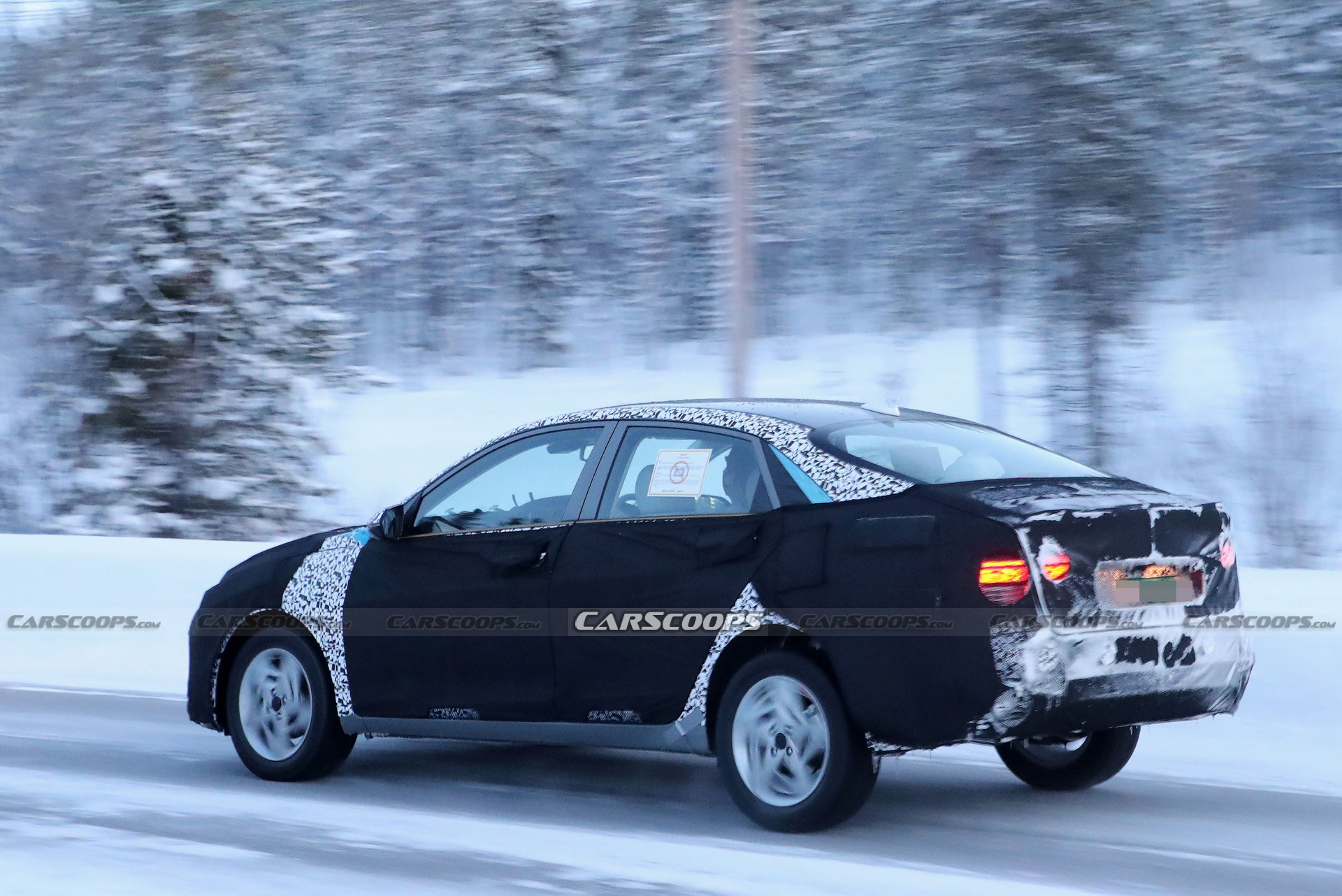 2023 Hyundai Accent Spied, Appears To Take Cues From The Larger Elantra