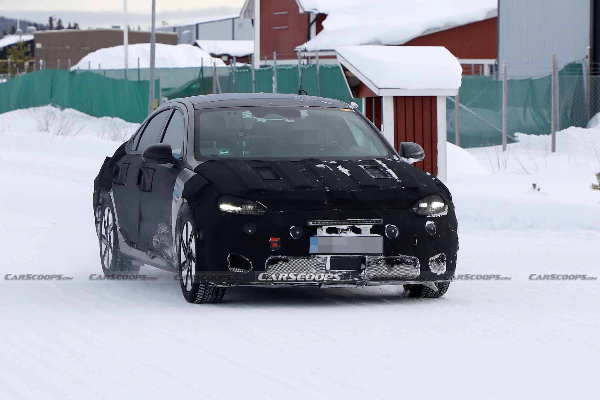 2023 Hyundai Ioniq 6’s Parametric Pixel LED Lights Spied Hiding Under Camouflage