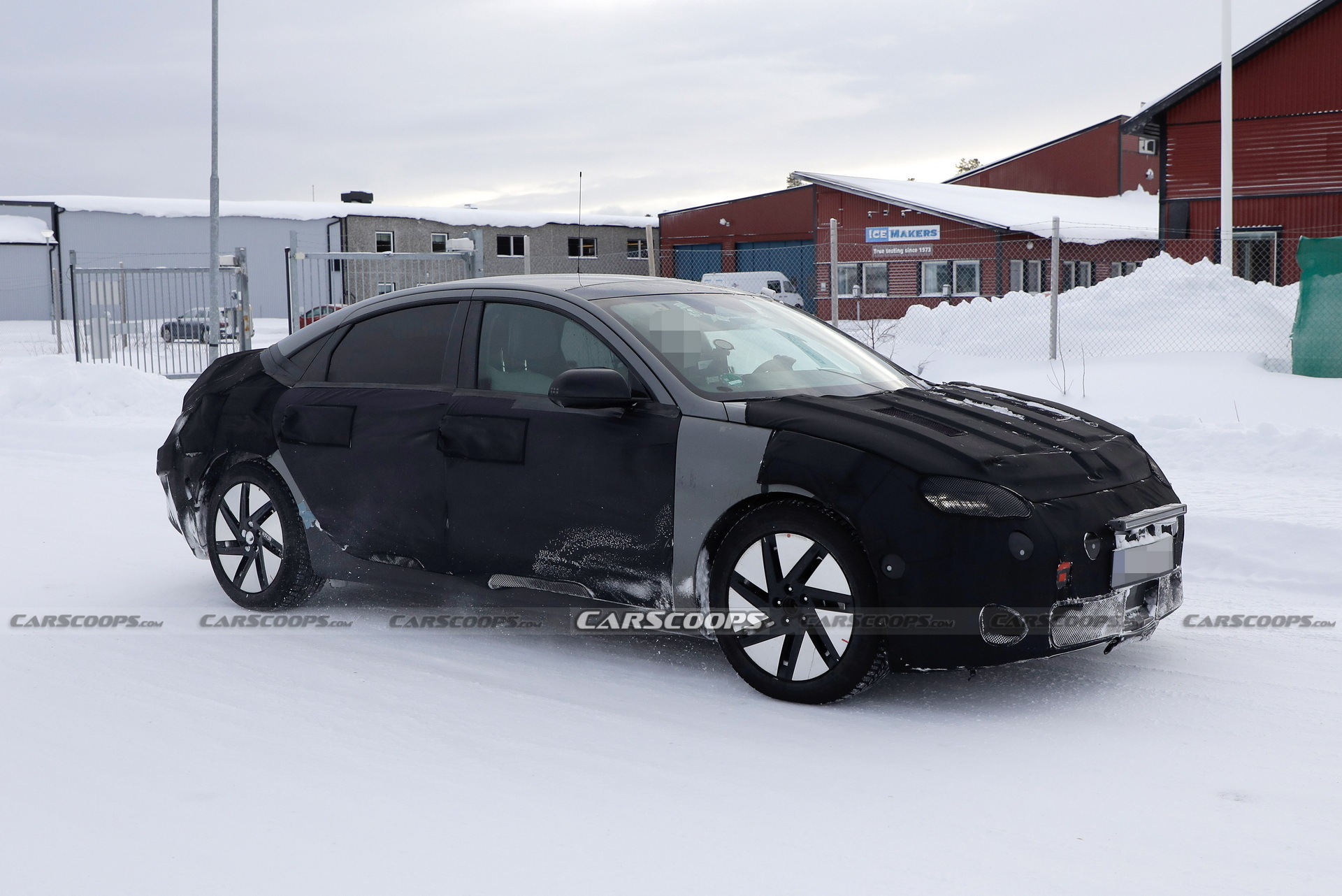 2023 Hyundai Ioniq 6’s Parametric Pixel LED Lights Spied Hiding Under Camouflage