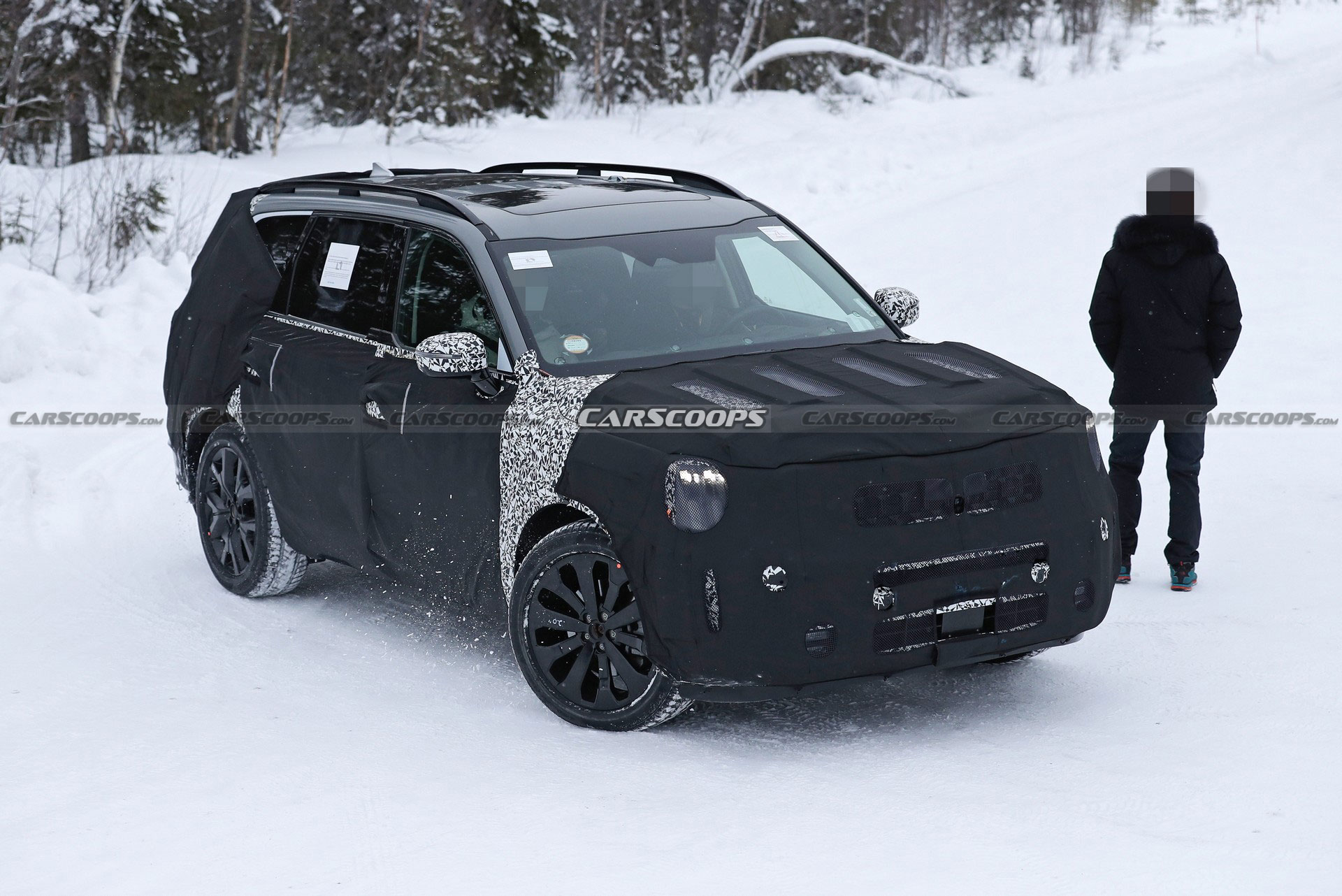 2023 Kia Telluride Spied With New Headlights And An Updated Grille