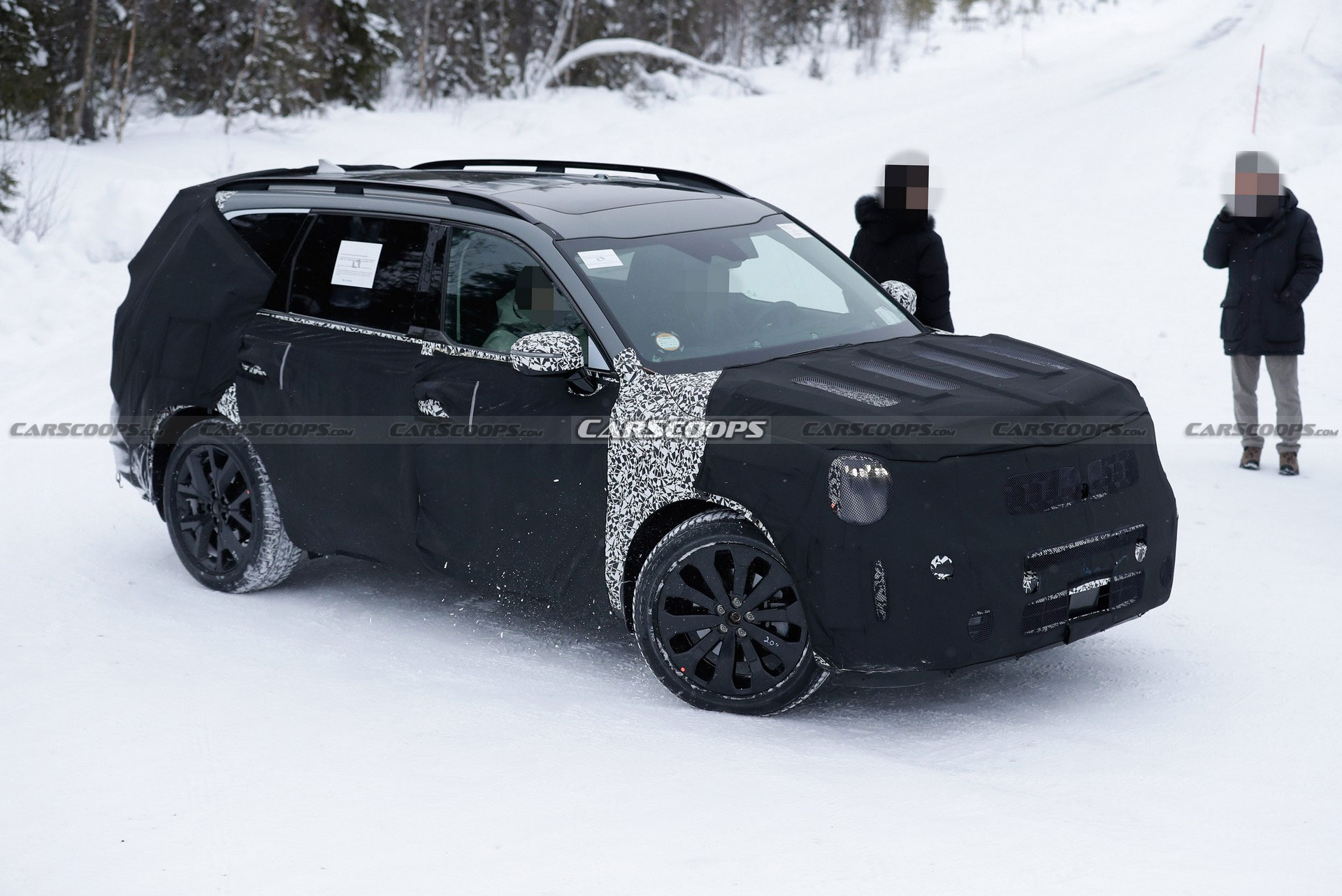 2023 Kia Telluride Spied With New Headlights And An Updated Grille