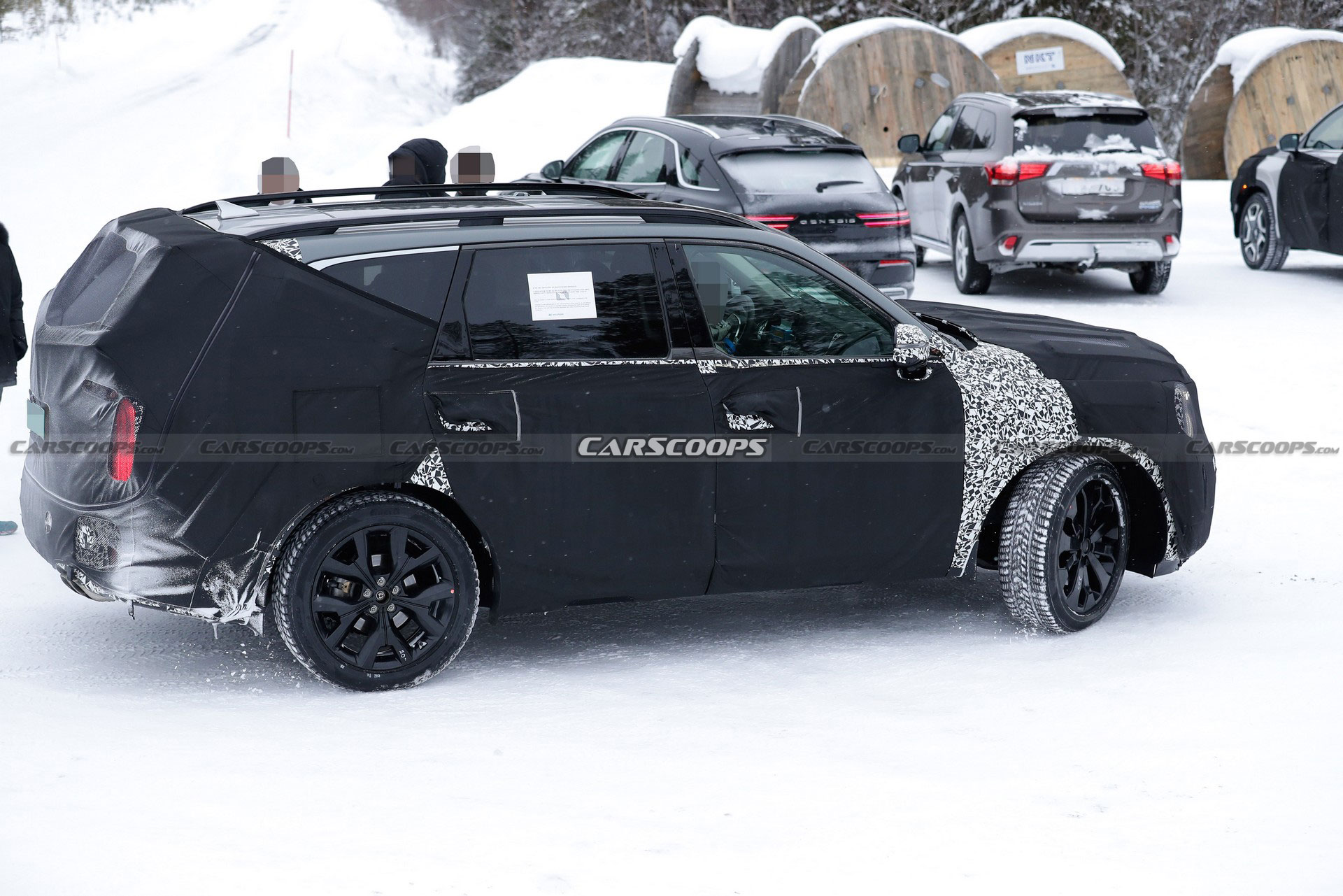 2023 Kia Telluride Spied With New Headlights And An Updated Grille