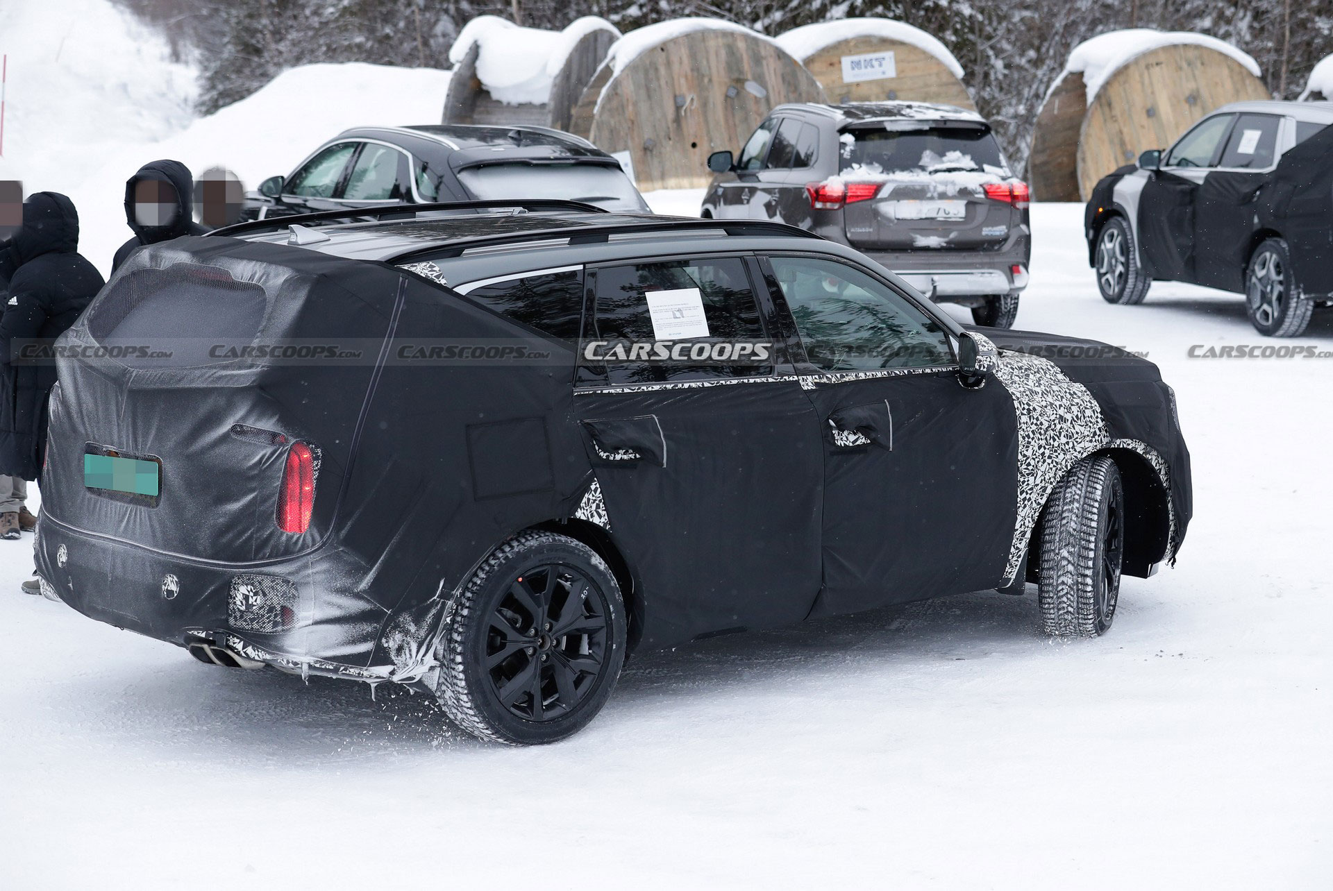 2023 Kia Telluride Spied With New Headlights And An Updated Grille