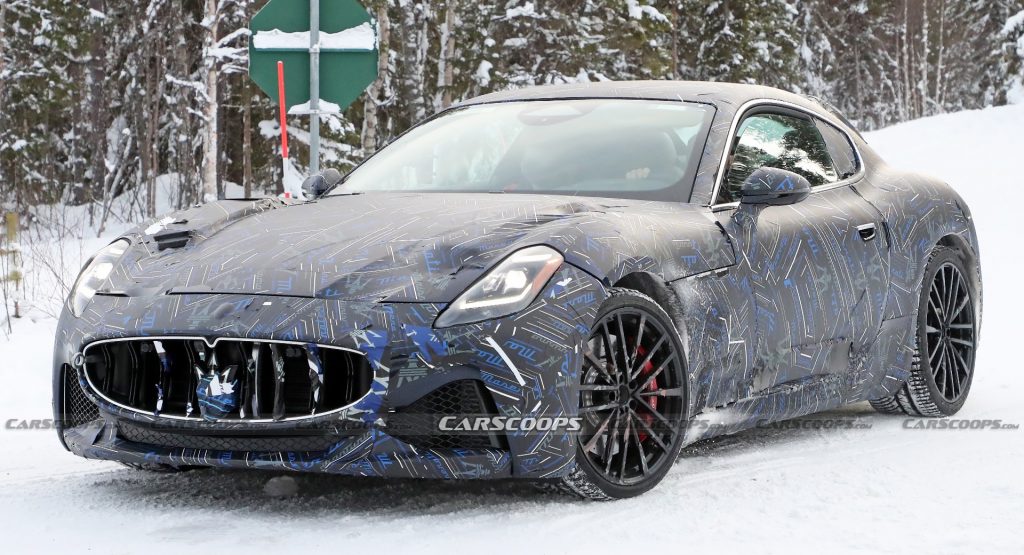  2023 Maserati GranTurismo Shows More Of Its Design In Latest Spy Shots