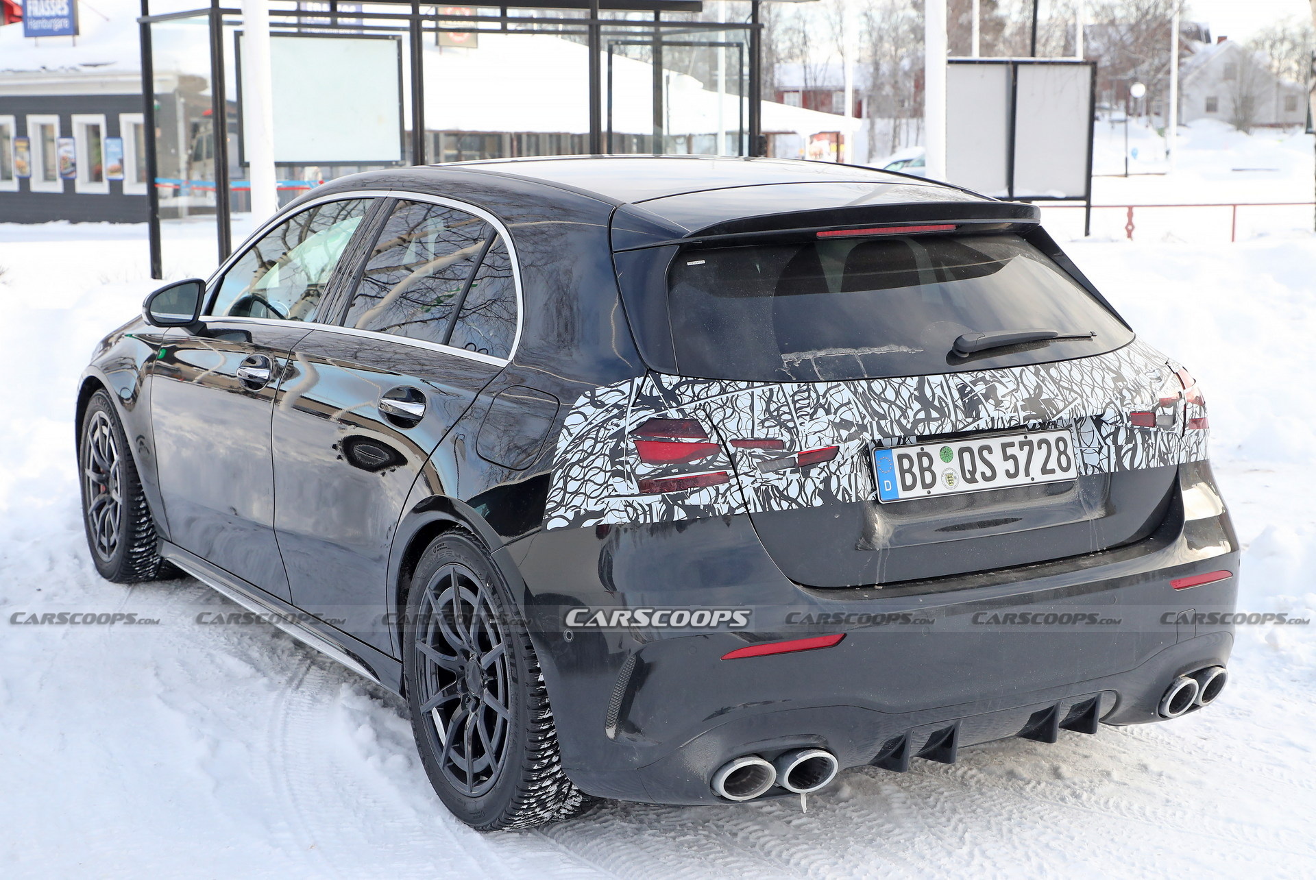 2023 Mercedes-AMG A45 Facelift Spied Inside-Out, Loses The MBUX Trackpad