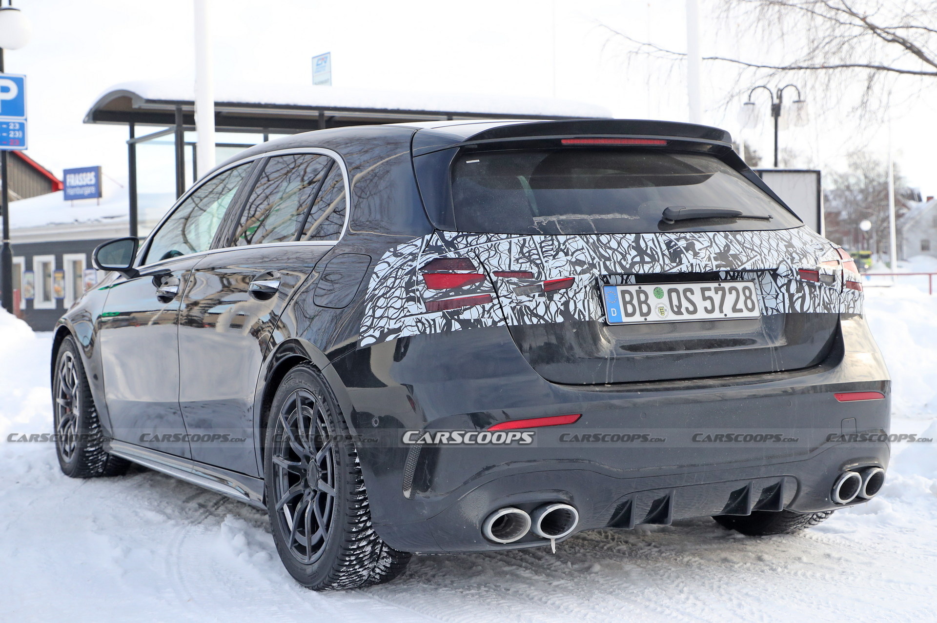 2023 Mercedes-AMG A45 Facelift Spied Inside-Out, Loses The MBUX Trackpad