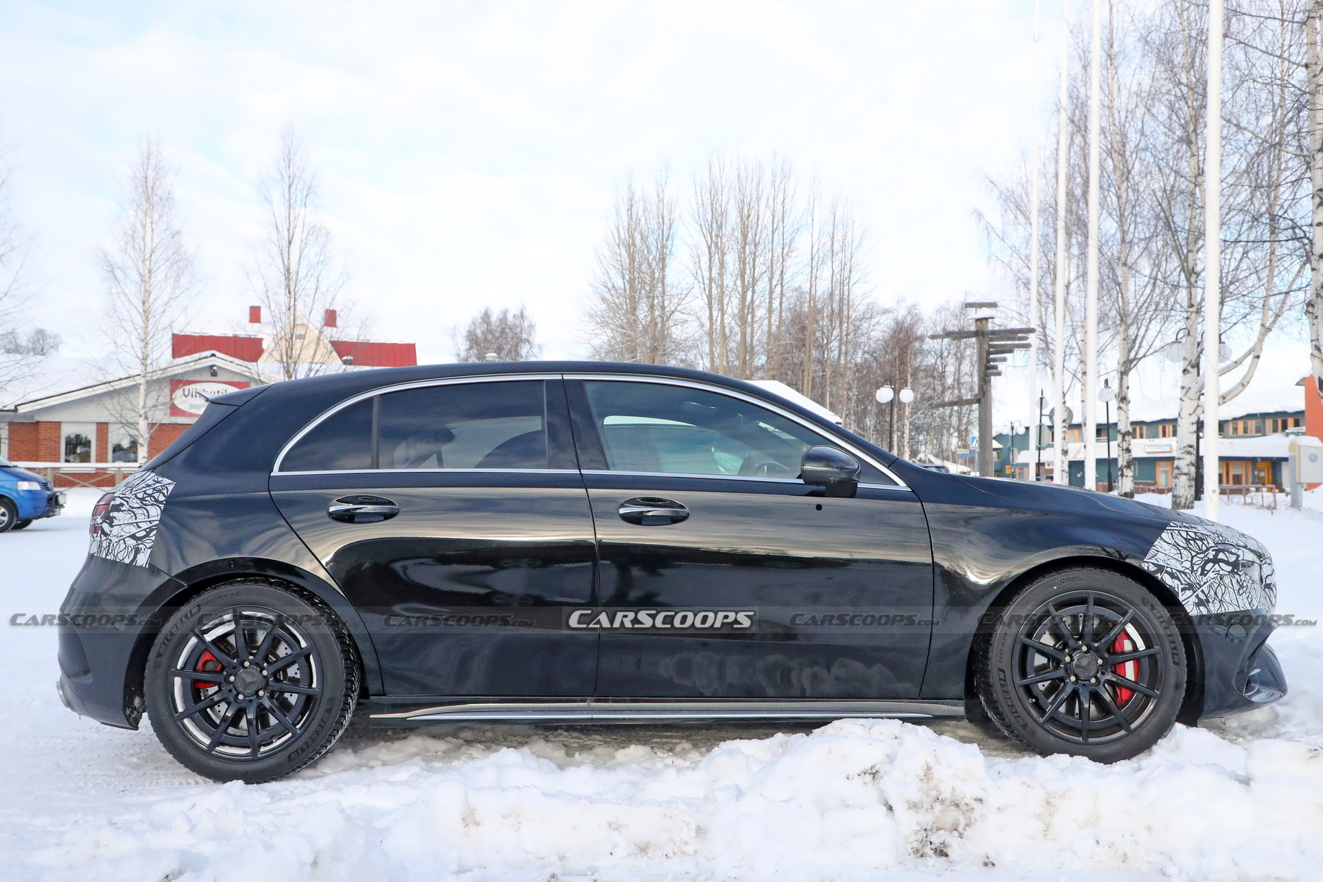 2023 Mercedes-AMG A45 Facelift Spied Inside-Out, Loses The MBUX Trackpad