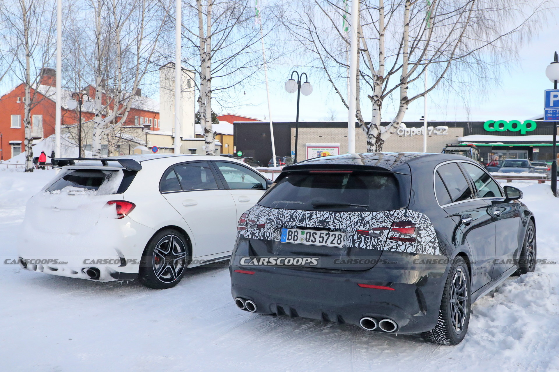 2023 Mercedes-AMG A45 Facelift Spied Inside-Out, Loses The MBUX Trackpad