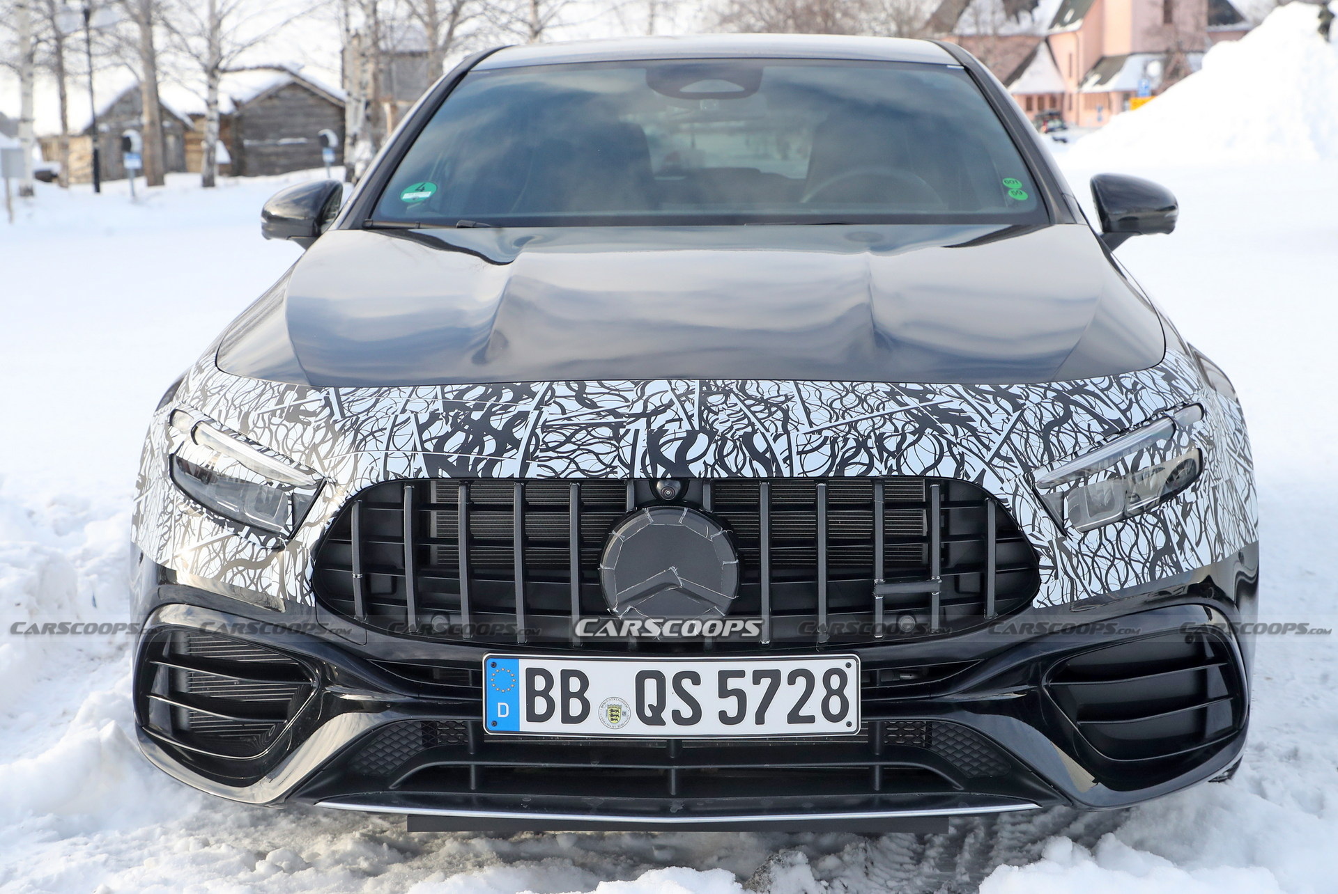 2023 Mercedes-AMG A45 Facelift Spied Inside-Out, Loses The MBUX Trackpad