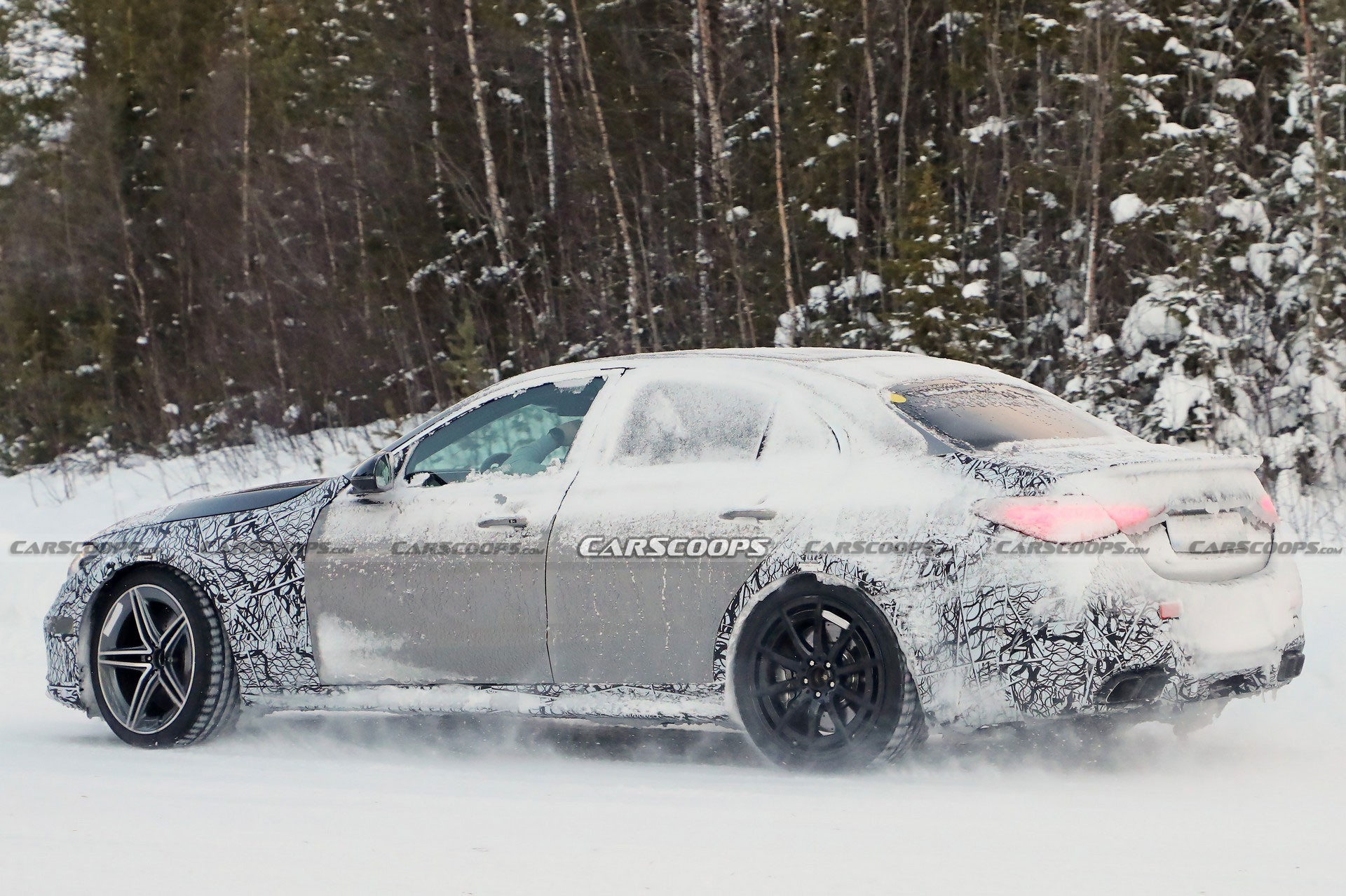 2023 Mercedes-AMG C63 Sedan And Wagon Drop Some Camo, Smile For Their Close-Up