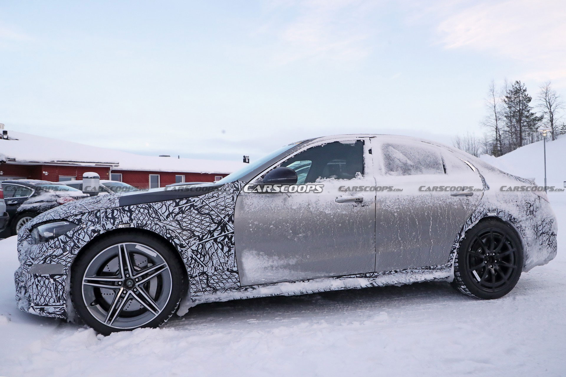 2023 Mercedes-AMG C63 Sedan And Wagon Drop Some Camo, Smile For Their Close-Up
