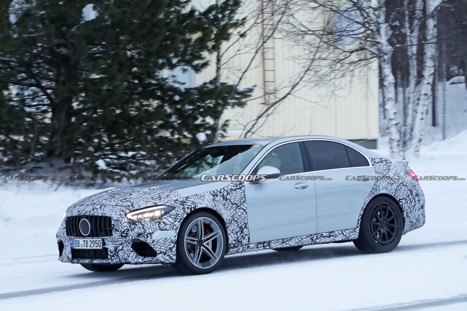 2023 Mercedes-AMG C63 Sedan And Wagon Drop Some Camo, Smile For Their Close-Up