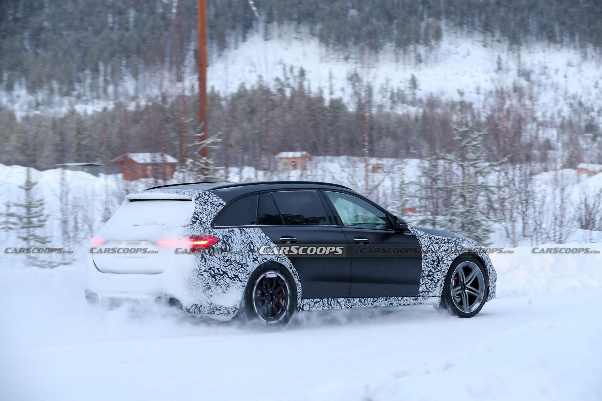 2023 Mercedes-AMG C63 Sedan And Wagon Drop Some Camo, Smile For Their Close-Up