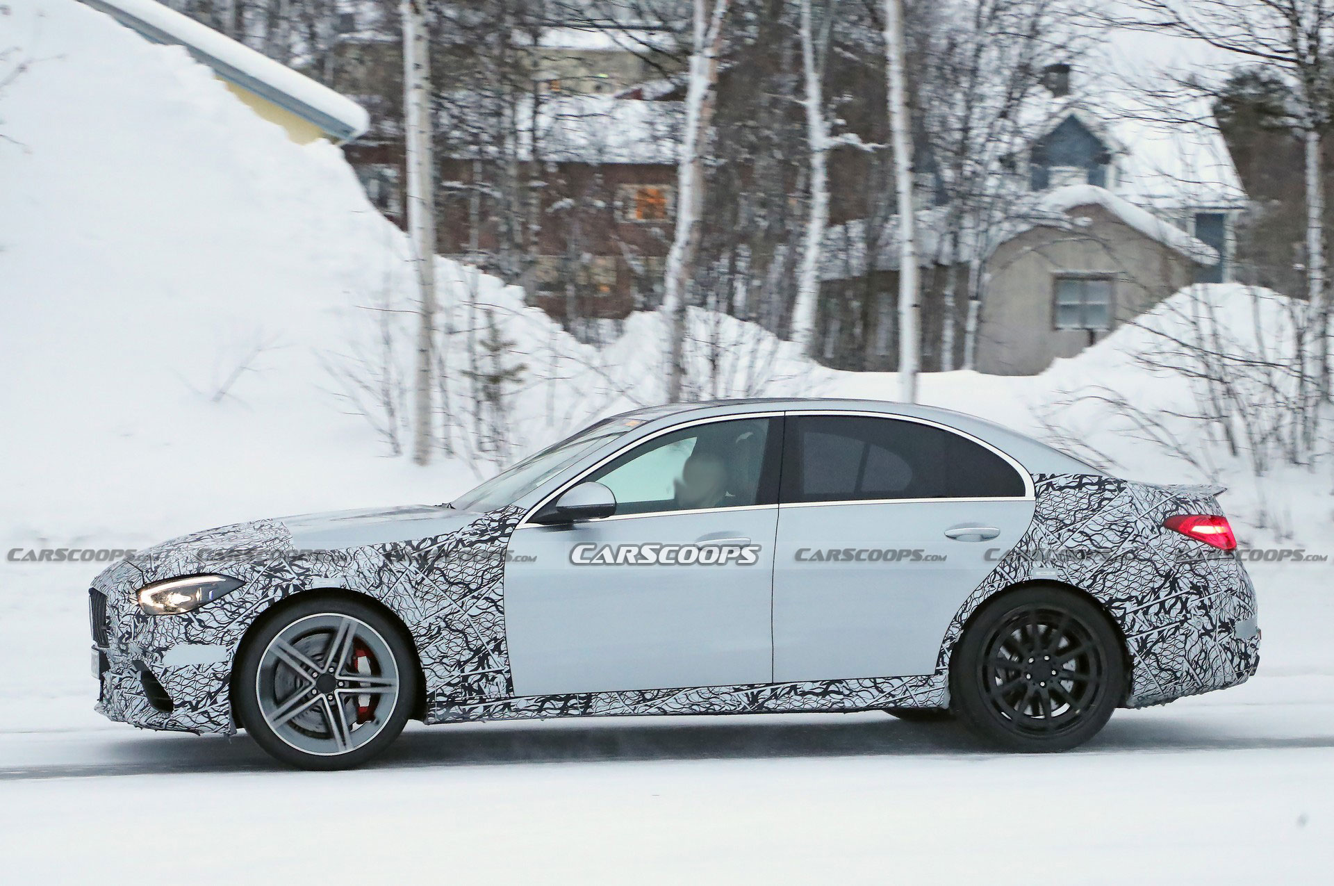 2023 Mercedes-AMG C63 Sedan And Wagon Drop Some Camo, Smile For Their Close-Up