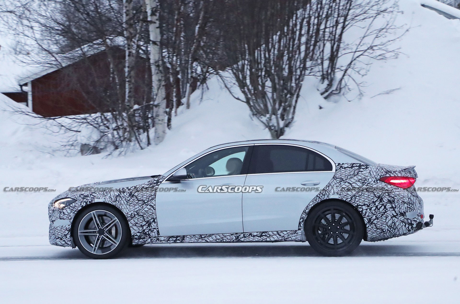 2023 Mercedes-AMG C63 Sedan And Wagon Drop Some Camo, Smile For Their Close-Up