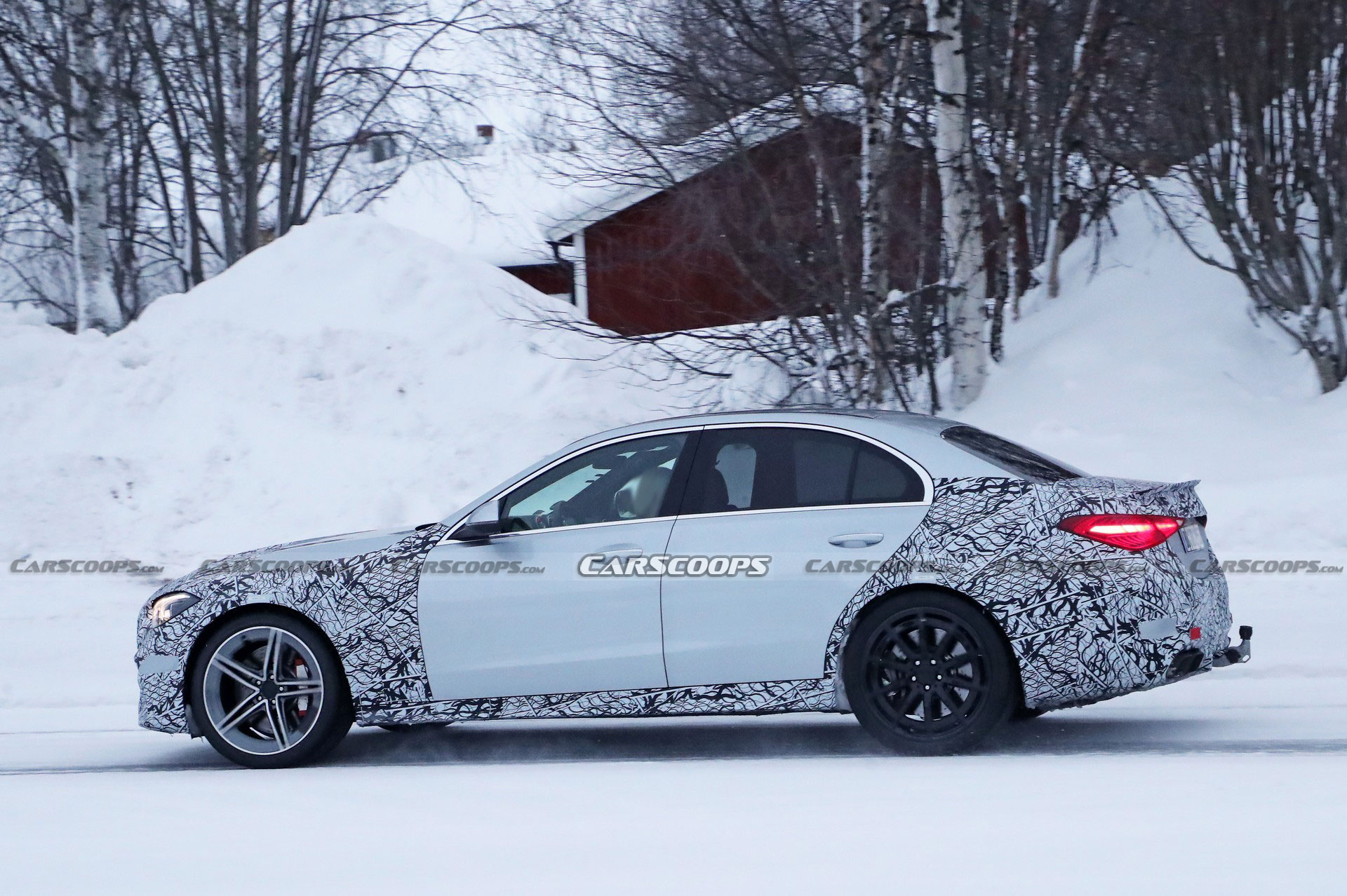 2023 Mercedes-AMG C63 Sedan And Wagon Drop Some Camo, Smile For Their Close-Up