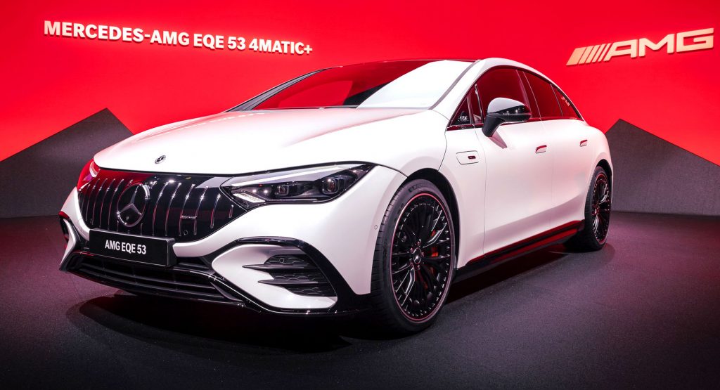  2023 Mercedes-AMG EQE Debuts In Two Flavors With Up To 677 HP