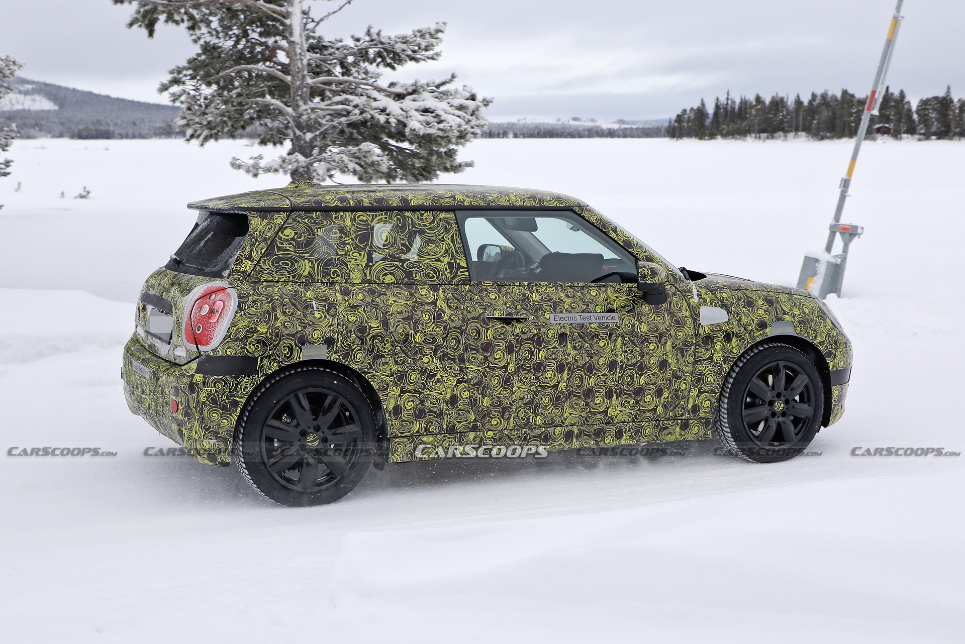 2023 Mini Hatch Tests Through The Snow Following Last Year’s Leak