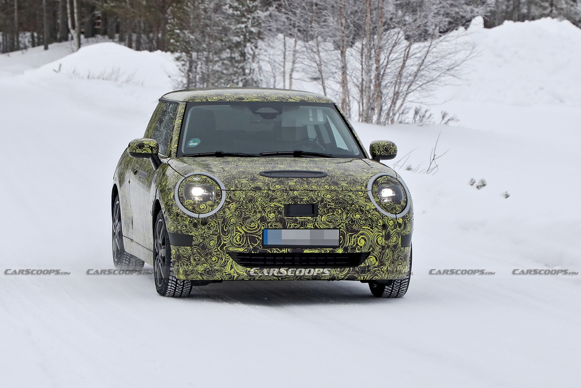 2023 Mini Hatch Tests Through The Snow Following Last Year’s Leak