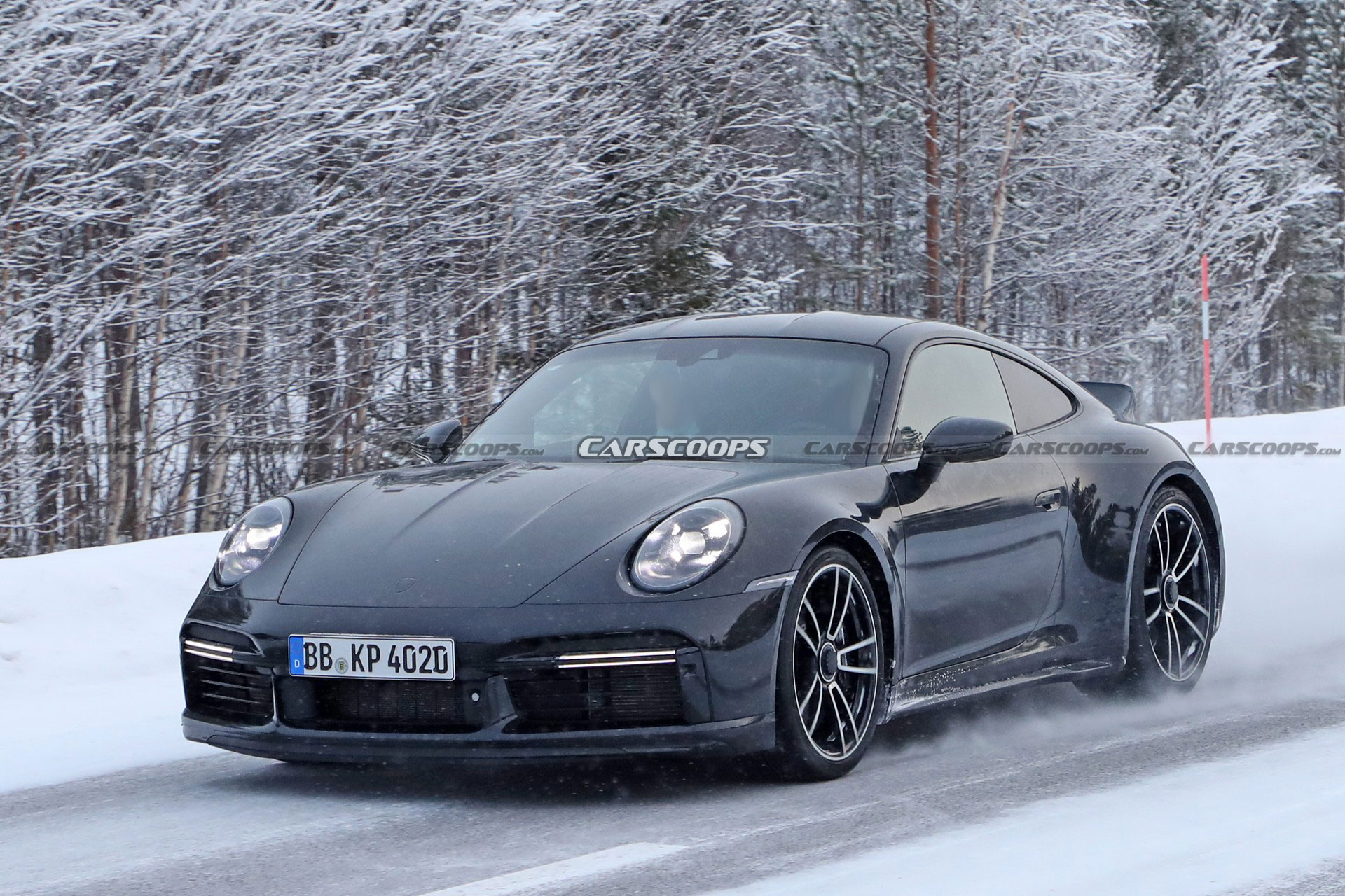 2023 Porsche 911 Sport Classic Spied With A Ducktail Rear Spoiler, Could Debut Shortly