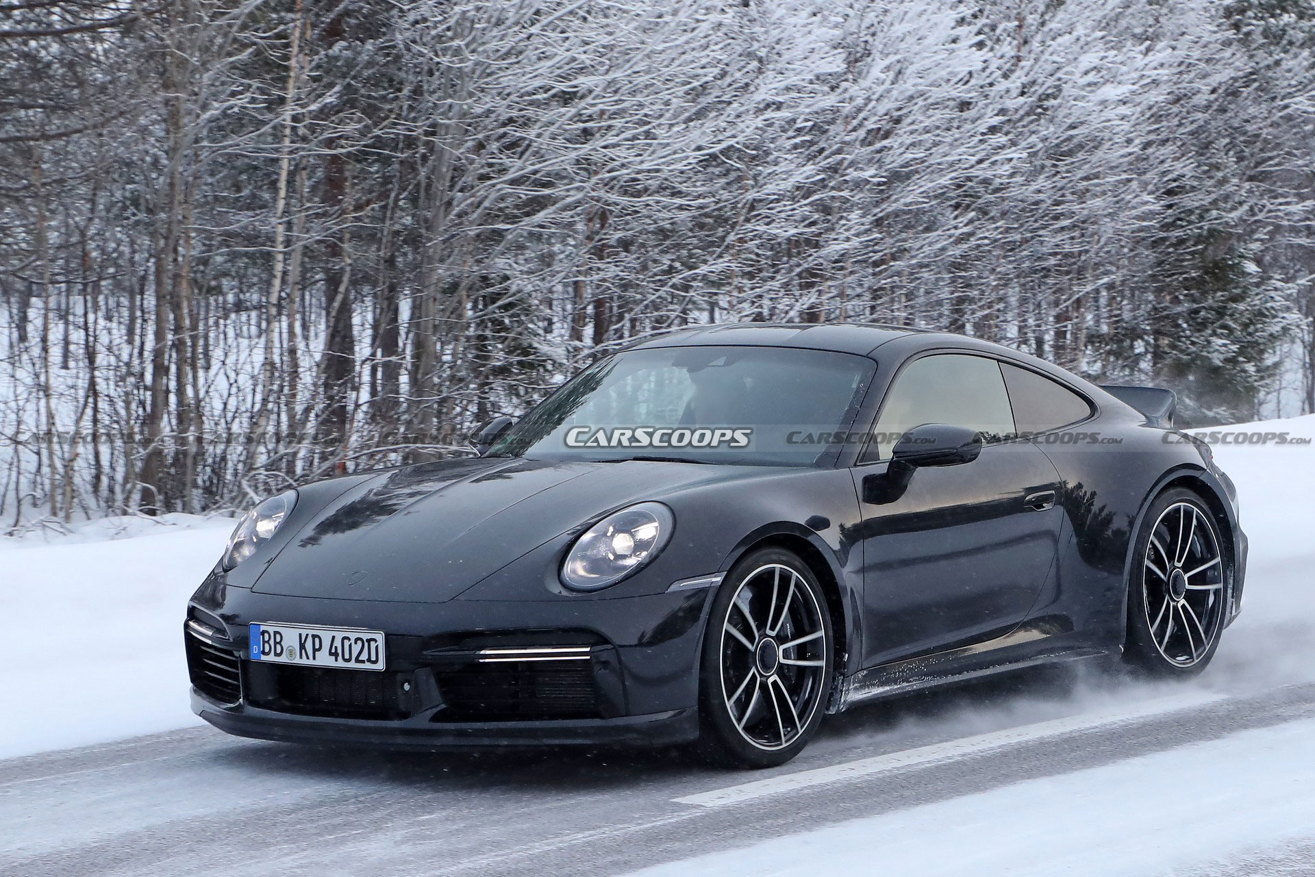2023 Porsche 911 Sport Classic Spied With A Ducktail Rear Spoiler, Could Debut Shortly