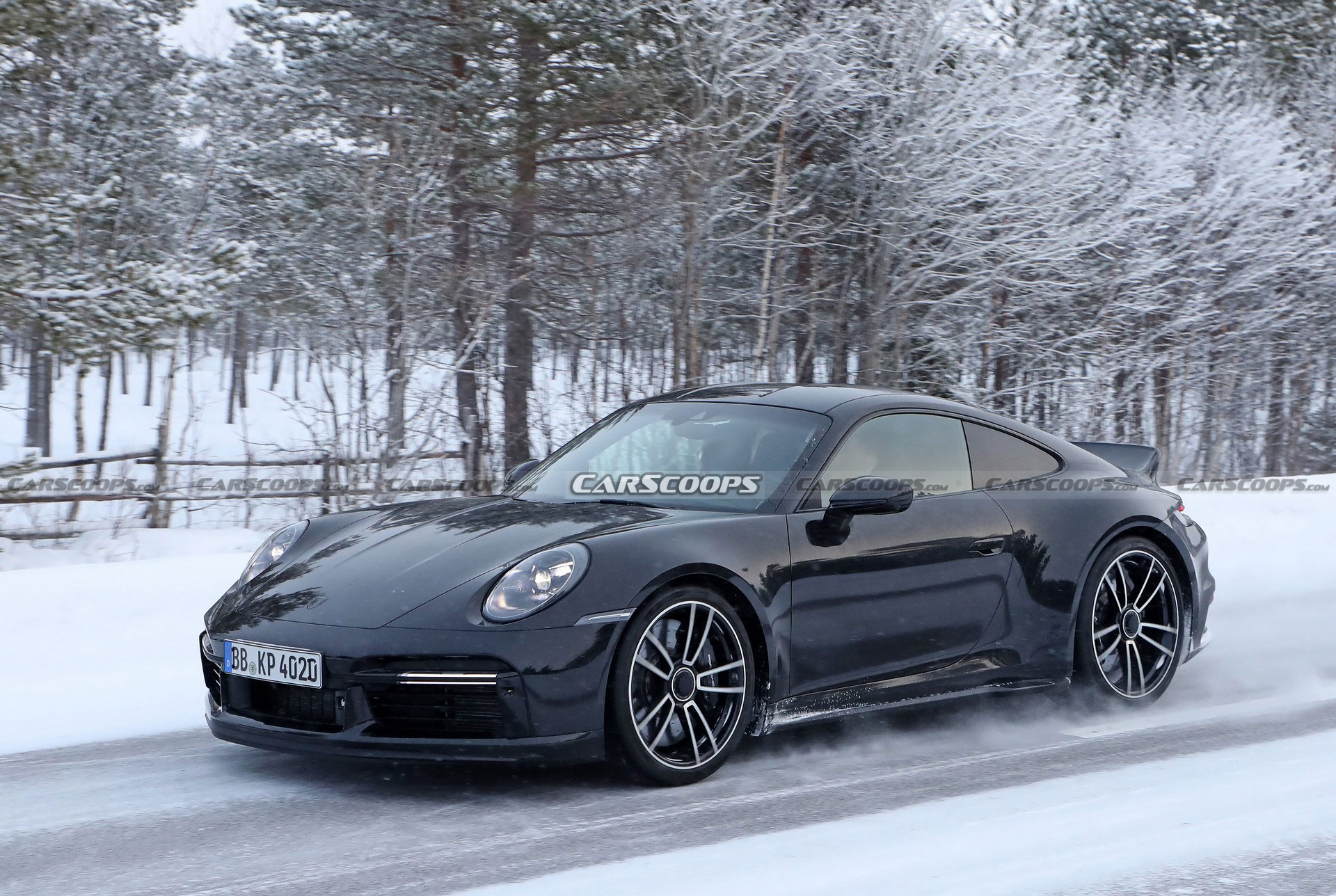 2023 Porsche 911 Sport Classic Spied With A Ducktail Rear Spoiler, Could Debut Shortly