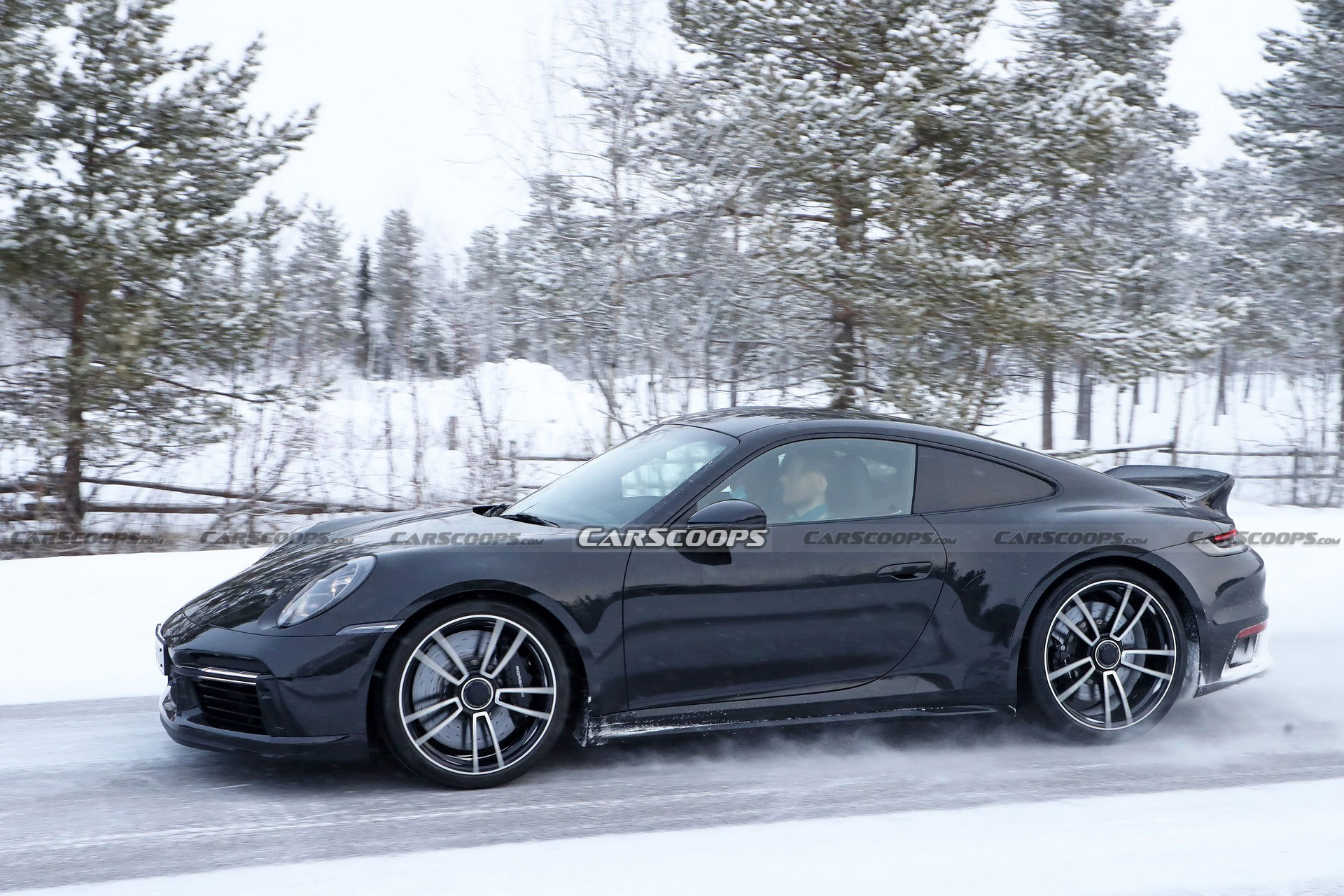 2023 Porsche 911 Sport Classic Spied With A Ducktail Rear Spoiler, Could Debut Shortly