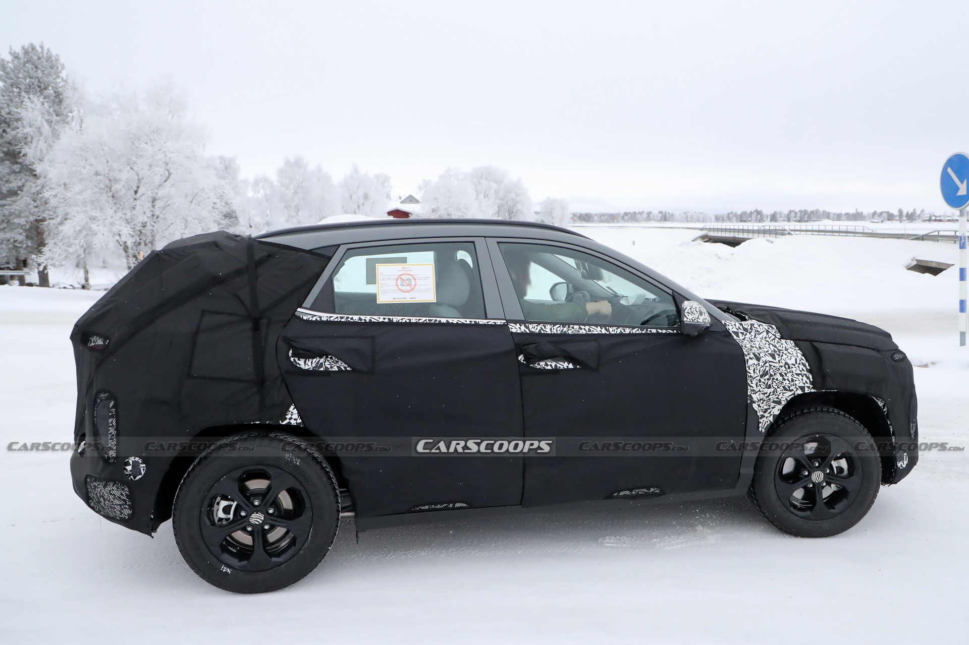 Next-Gen 2024 Hyundai Kona Spotted Testing For The First Time