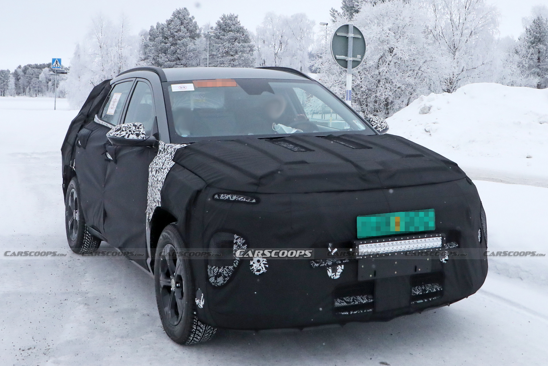 Next-Gen 2024 Hyundai Kona Spotted Testing For The First Time
