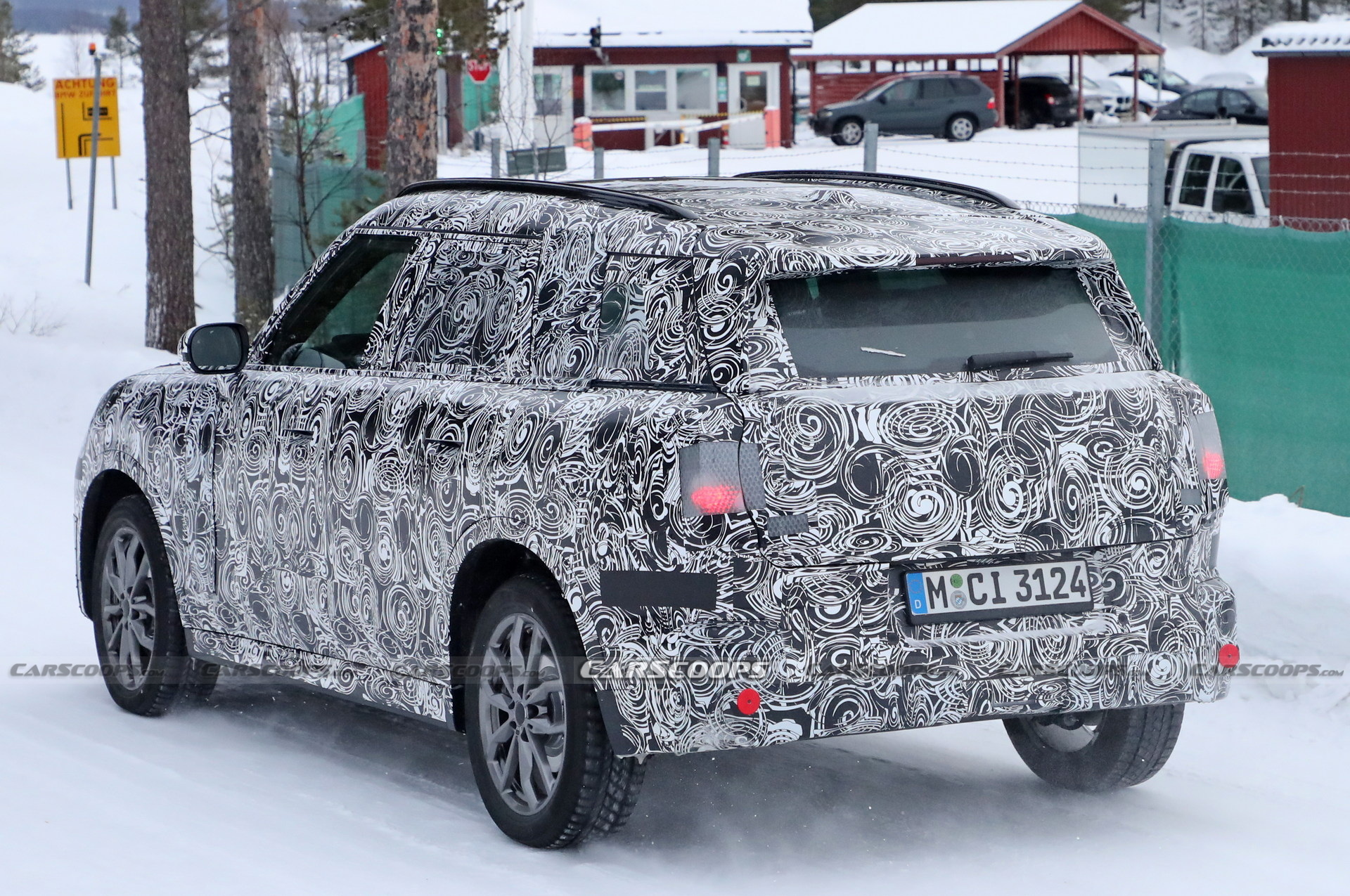 2024 MINI Countryman Interior Shots Reveal Huge Round Screen