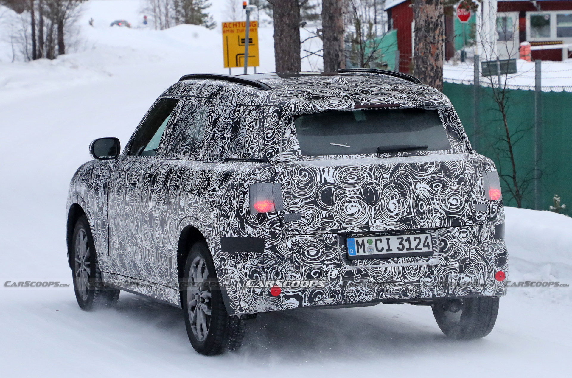 2024 MINI Countryman Interior Shots Reveal Huge Round Screen