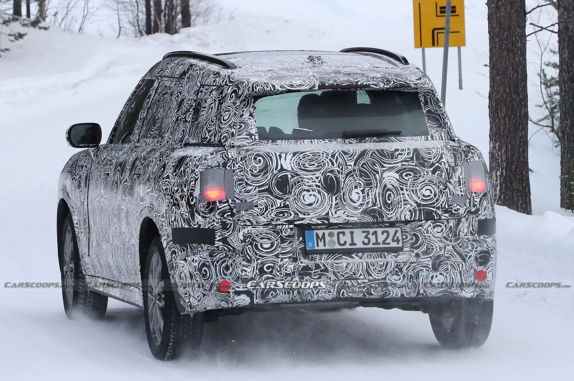 2024 MINI Countryman Interior Shots Reveal Huge Round Screen