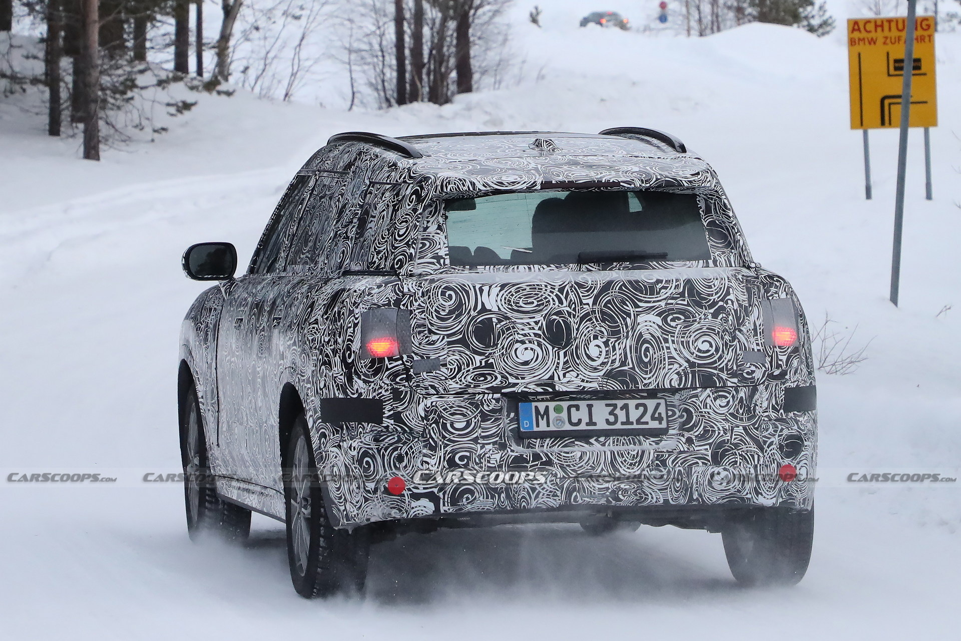 2024 MINI Countryman Interior Shots Reveal Huge Round Screen