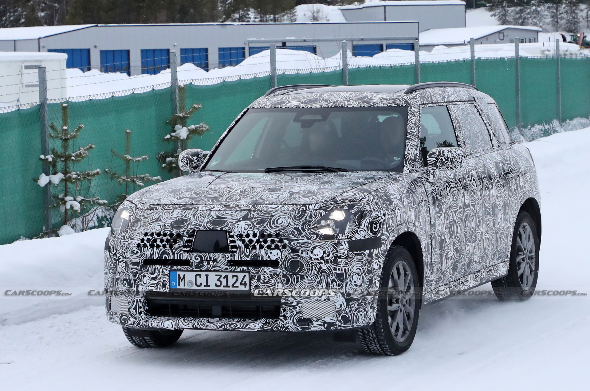 2024 MINI Countryman Interior Shots Reveal Huge Round Screen