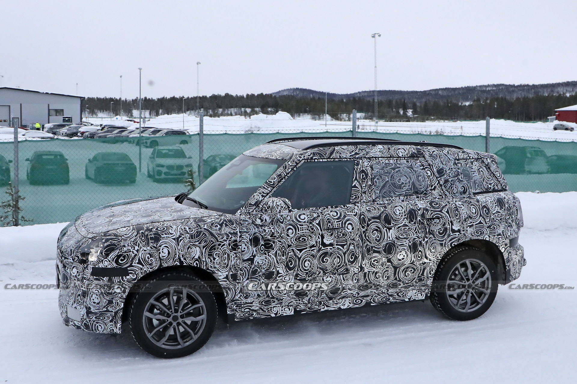 2024 MINI Countryman Interior Shots Reveal Huge Round Screen