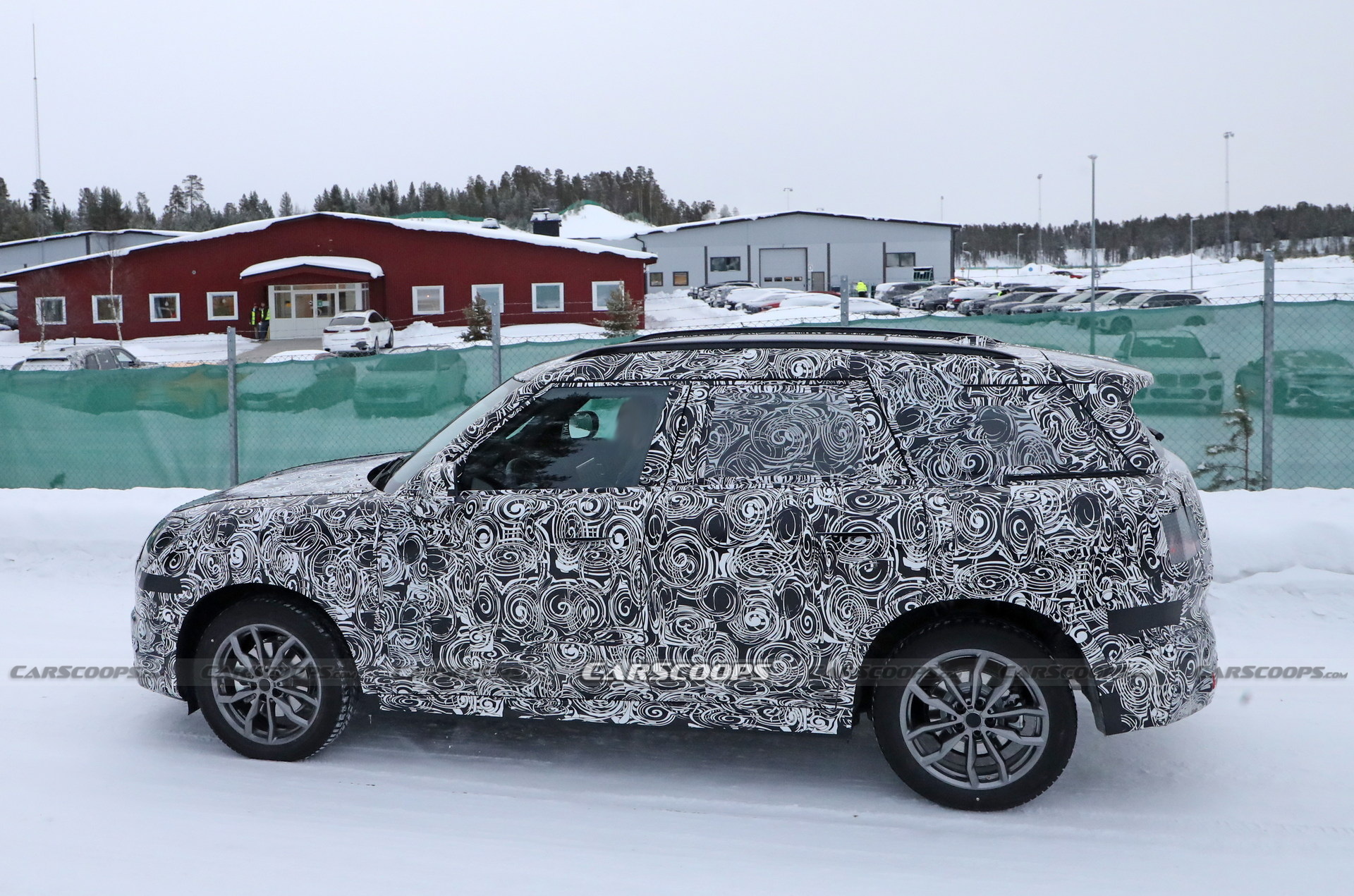 2024 MINI Countryman Interior Shots Reveal Huge Round Screen