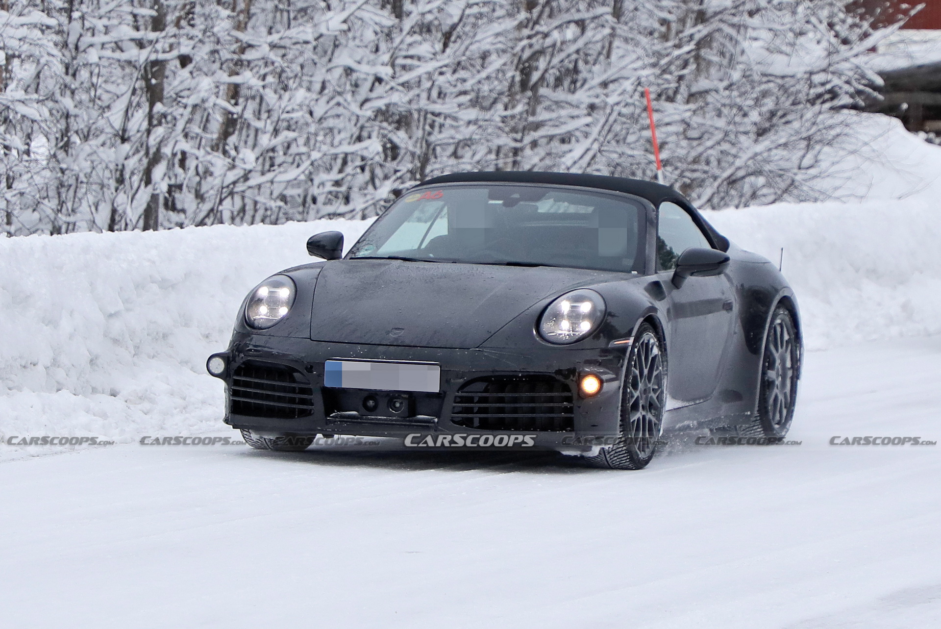 Updated 2024 Porsche 911 Convertible Spied For The First Time As 4.0-Liter N.A Engine Rumor Persists