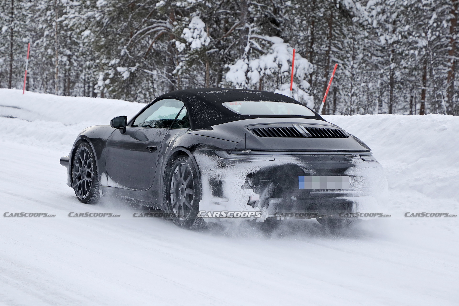 Updated 2024 Porsche 911 Convertible Spied For The First Time As 4.0-Liter N.A Engine Rumor Persists