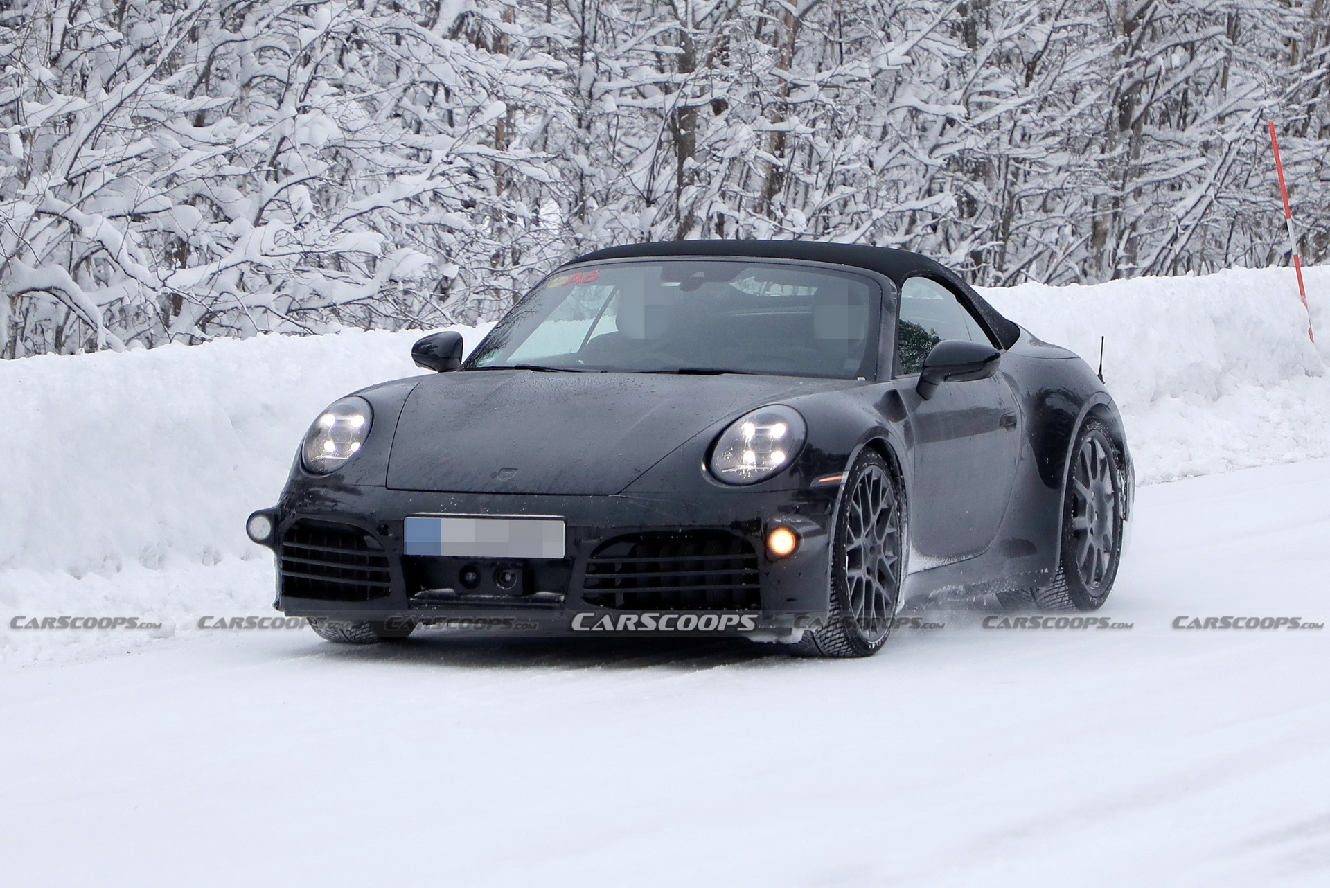 Updated 2024 Porsche 911 Convertible Spied For The First Time As 4.0-Liter N.A Engine Rumor Persists
