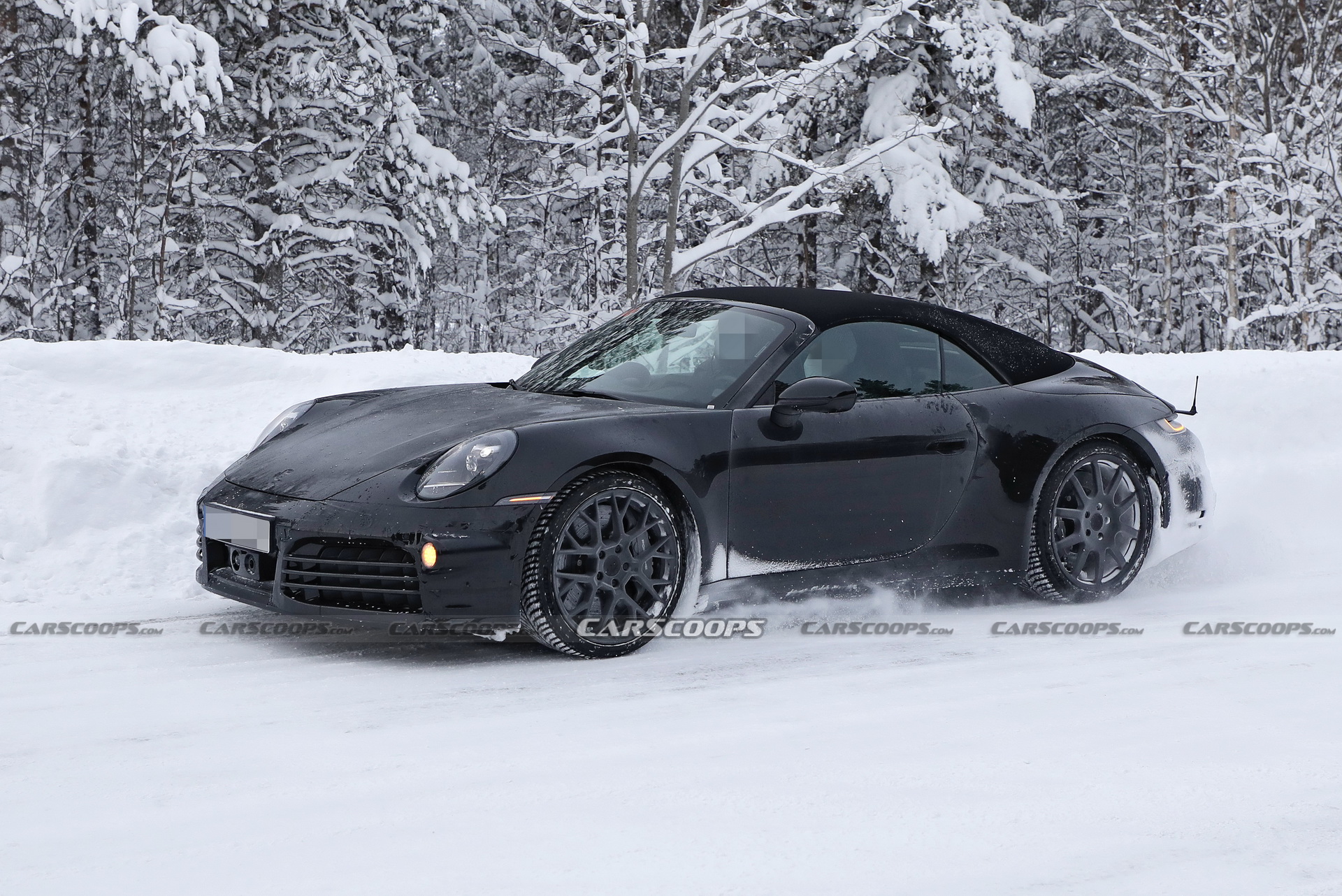 Updated 2024 Porsche 911 Convertible Spied For The First Time As 4.0-Liter N.A Engine Rumor Persists
