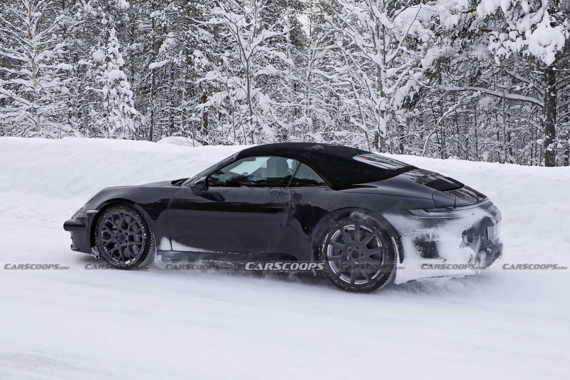 Updated 2024 Porsche 911 Convertible Spied For The First Time As 4.0-Liter N.A Engine Rumor Persists