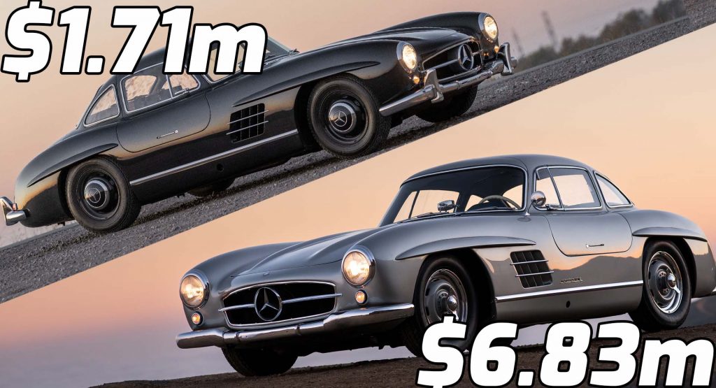  Ultra-Rare Alloy Mercedes 300SL Auctioned for $6.8M, Makes $1.7M Steel Gullwing Look Almost Affordable