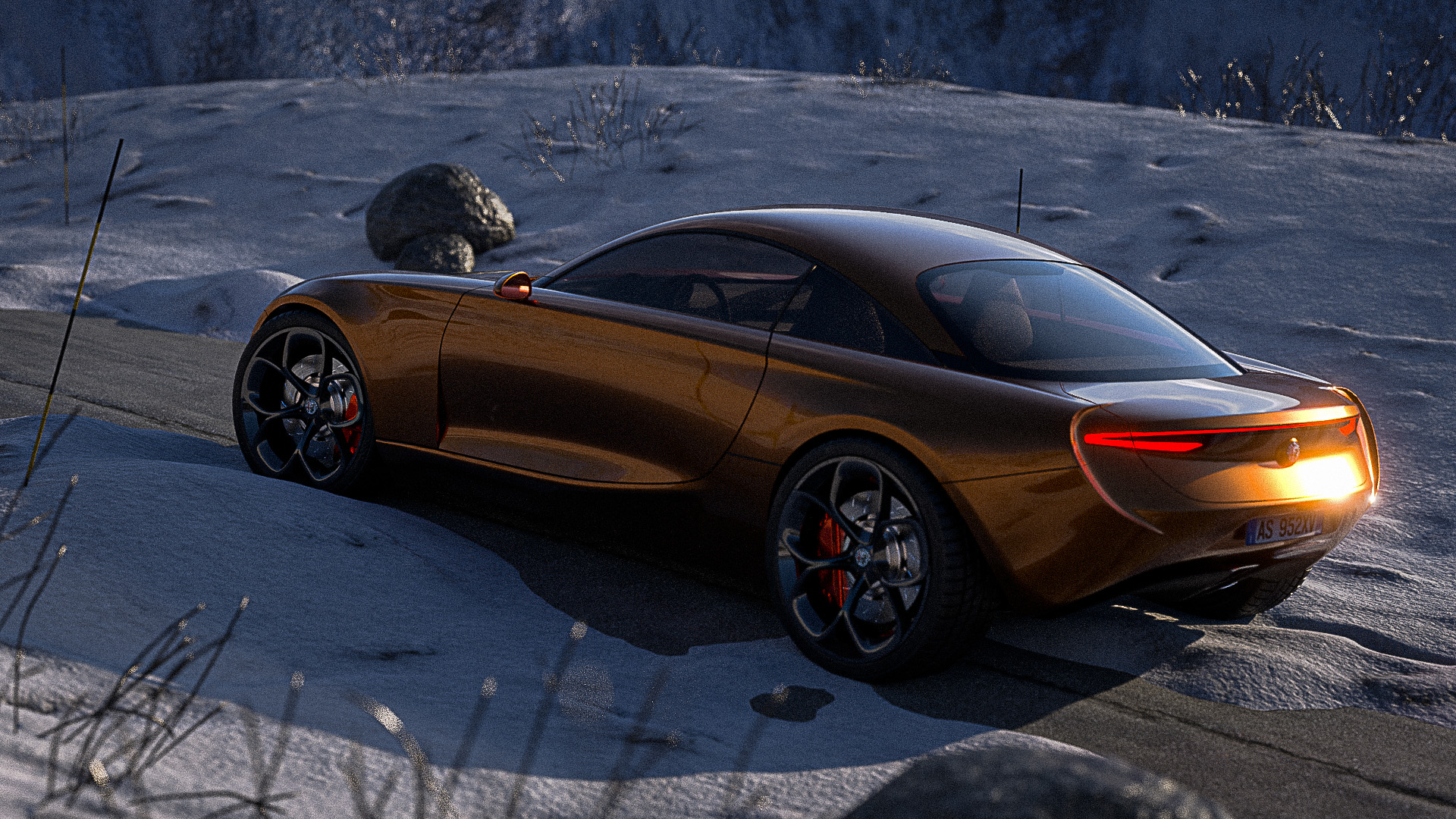 This Alfa Romeo Giulia Coupe Is An Unofficial Design Study That Blends Past And Present