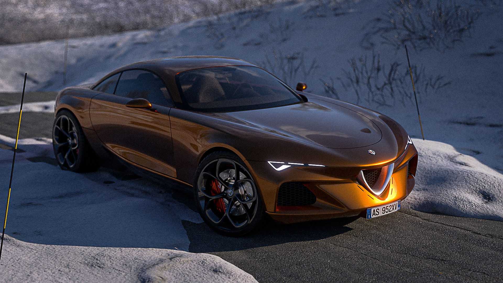 This Alfa Romeo Giulia Coupe Is An Unofficial Design Study That Blends Past And Present