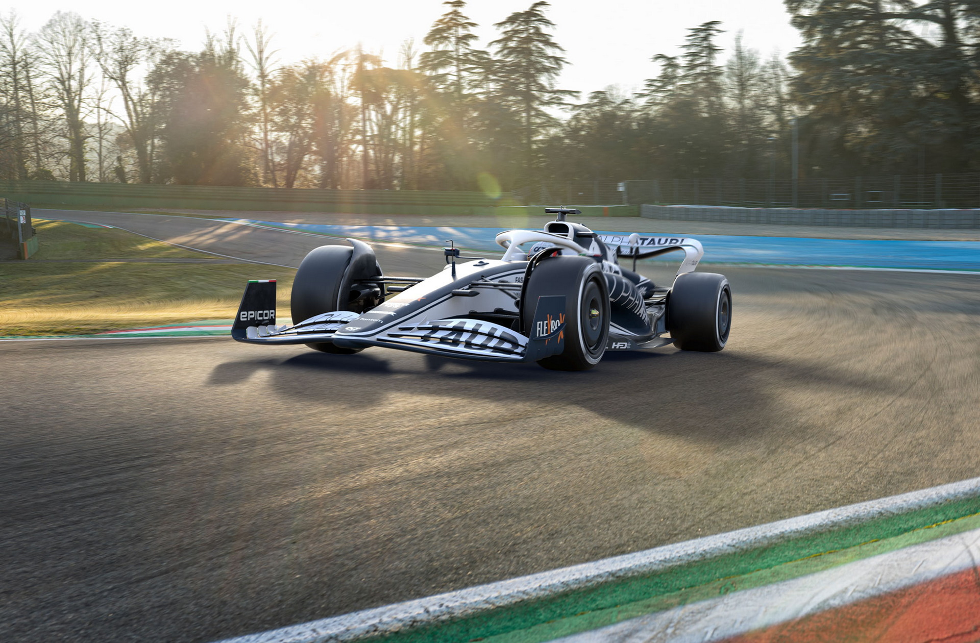 2022 AlphaTauri AT03 Debuts As The Red Bull RB18’s Stylish Sister Car