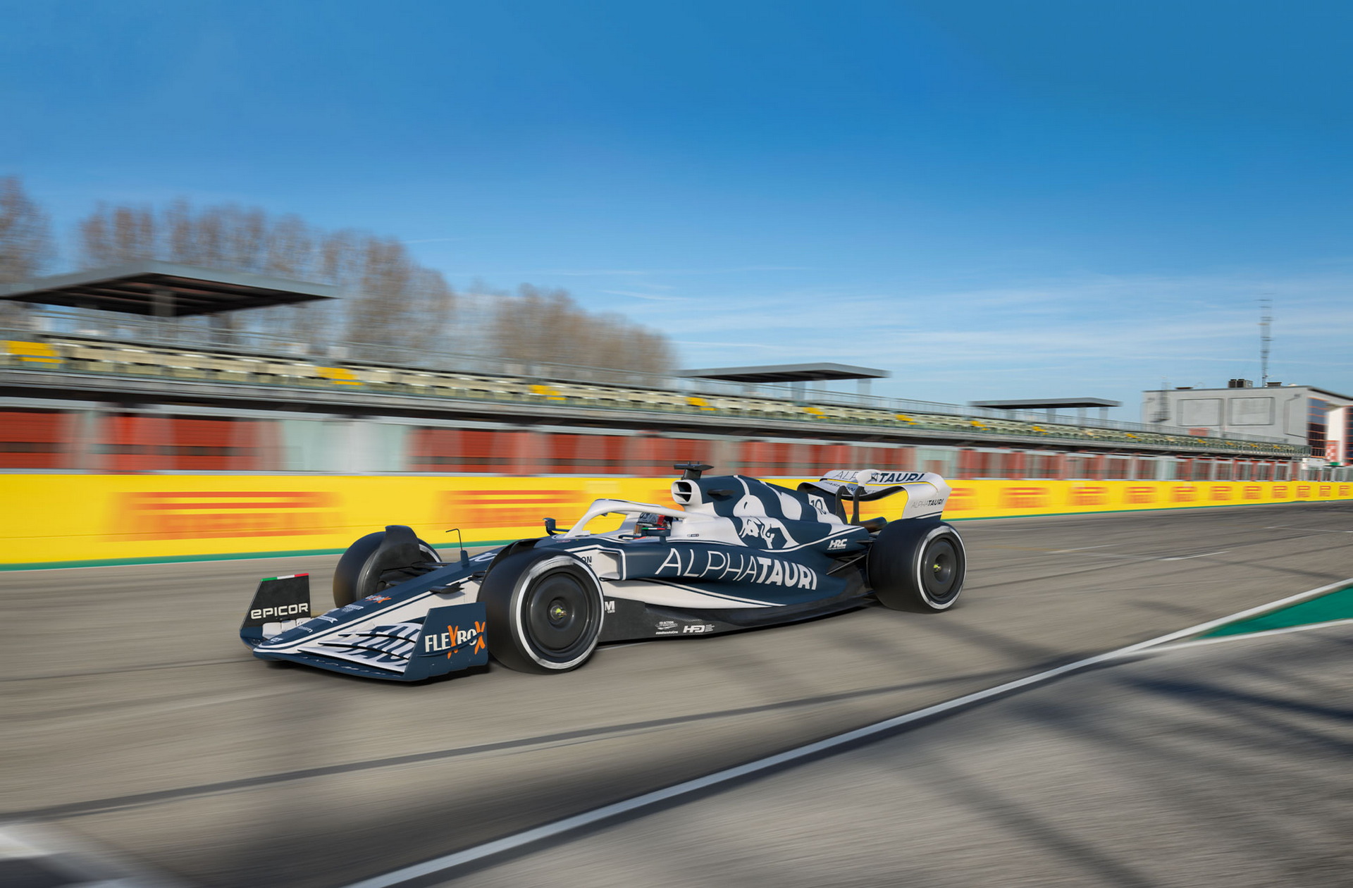 2022 AlphaTauri AT03 Debuts As The Red Bull RB18’s Stylish Sister Car