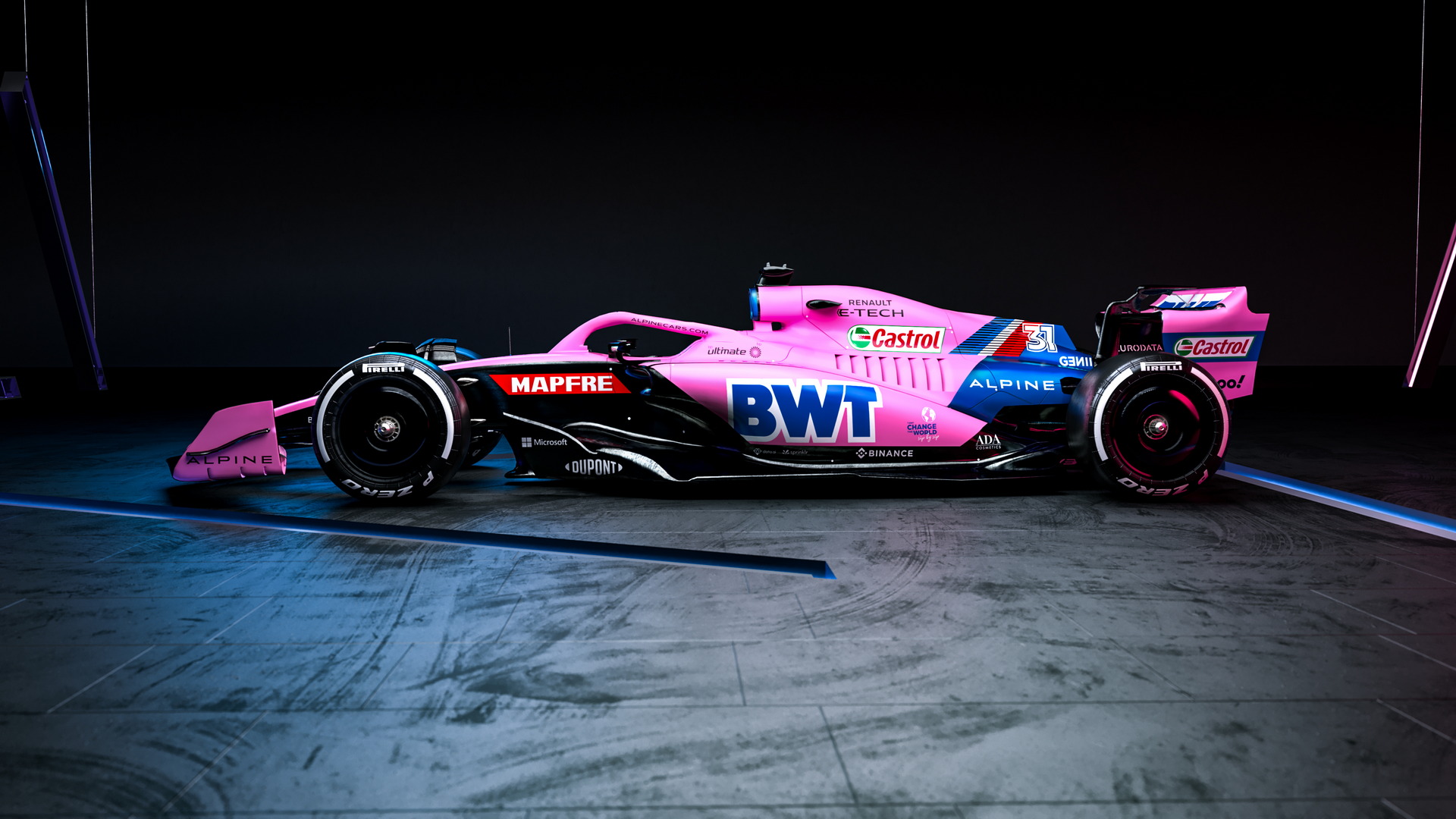 2022 Alpine A522 Brings Pink Back Into F1 With A Twist