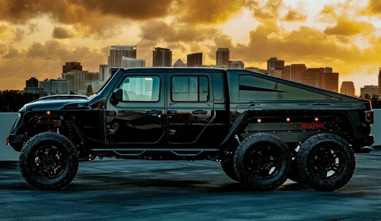 It’s A Jeep Cybertruck Thing: Gladiator ‘Hellfire’ 6×6 Has 750 HP And Costs $220,000